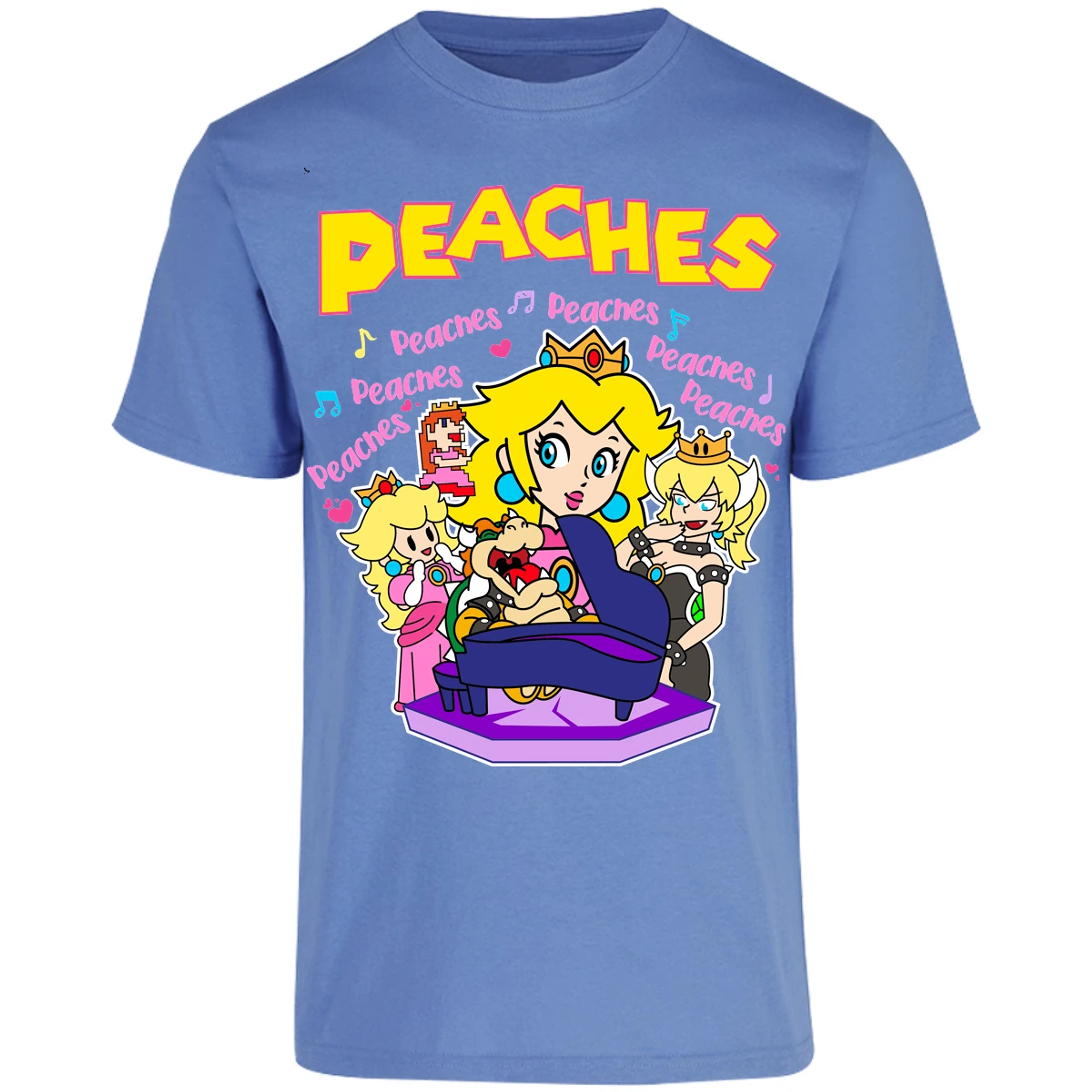 Playera Es De Series Y Peliculas Peaches Song para Adulto 16