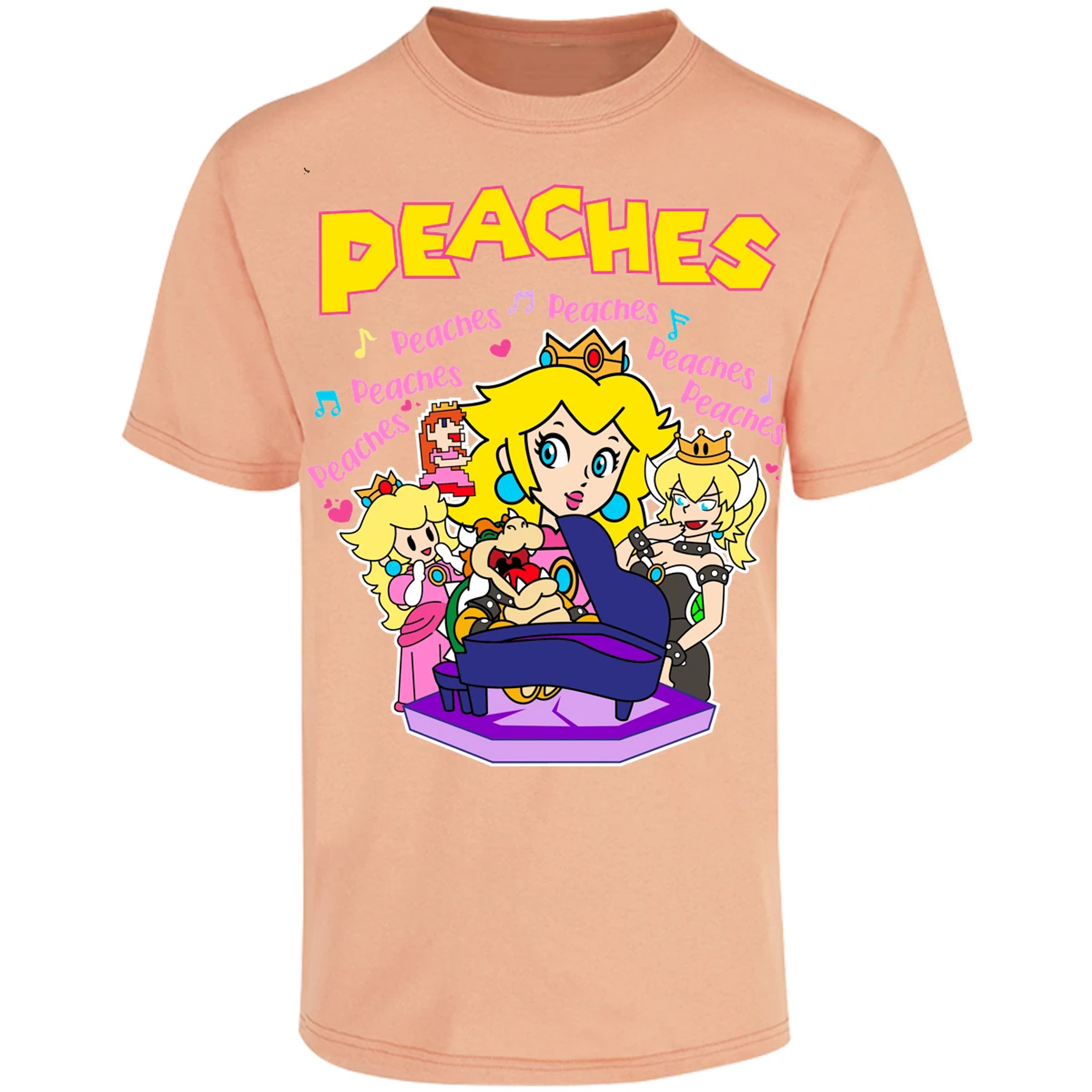 Playera Es De Series Y Peliculas Peaches Song para Adulto 13