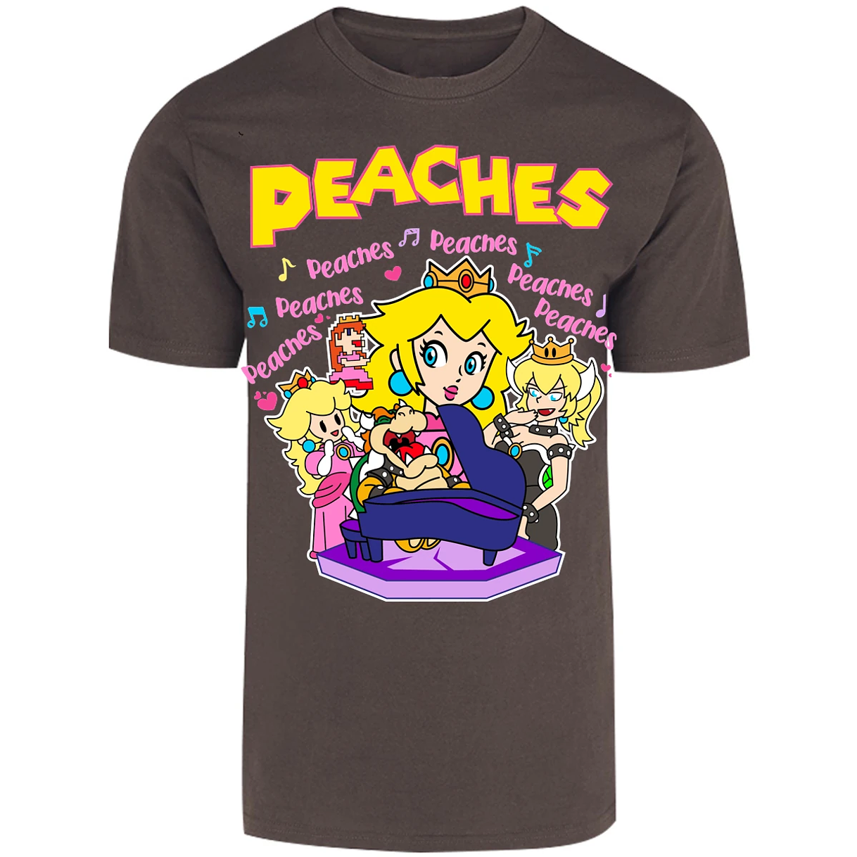 Playera Es De Series Y Peliculas Peaches Song para Adulto 25