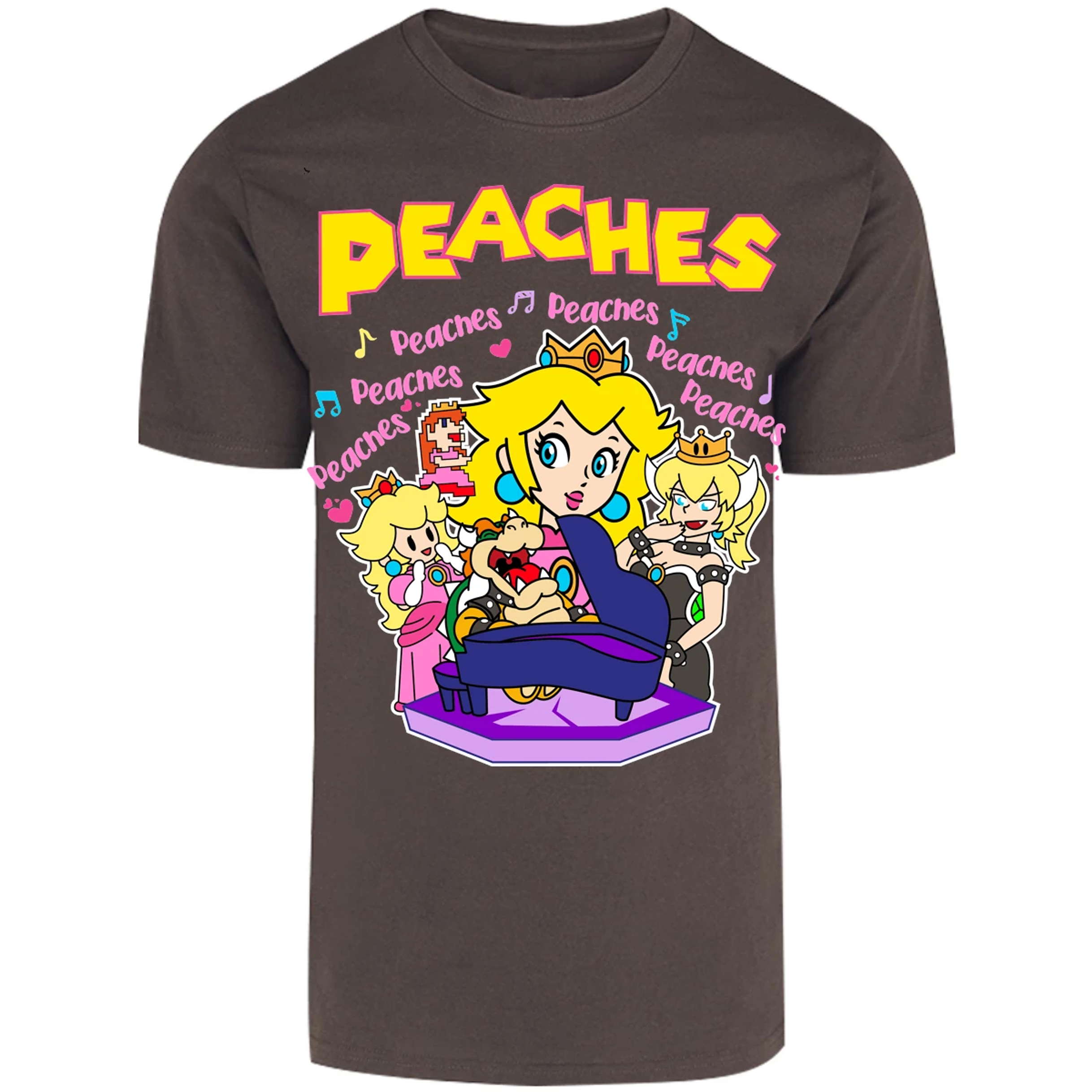 Playera Es De Series Y Peliculas Peaches Song para Adulto 25