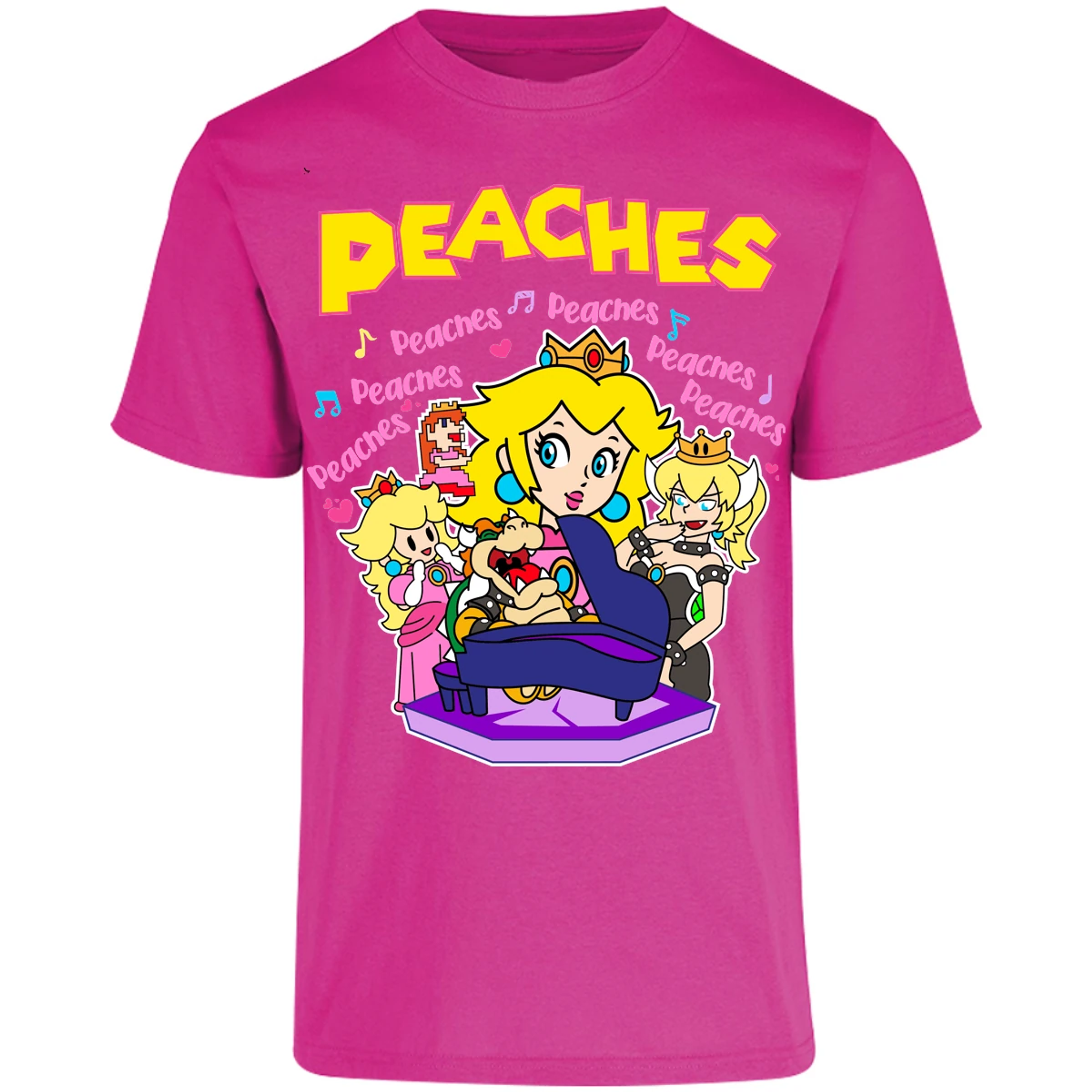 Playera Es De Series Y Peliculas Peaches Song para Adulto 2