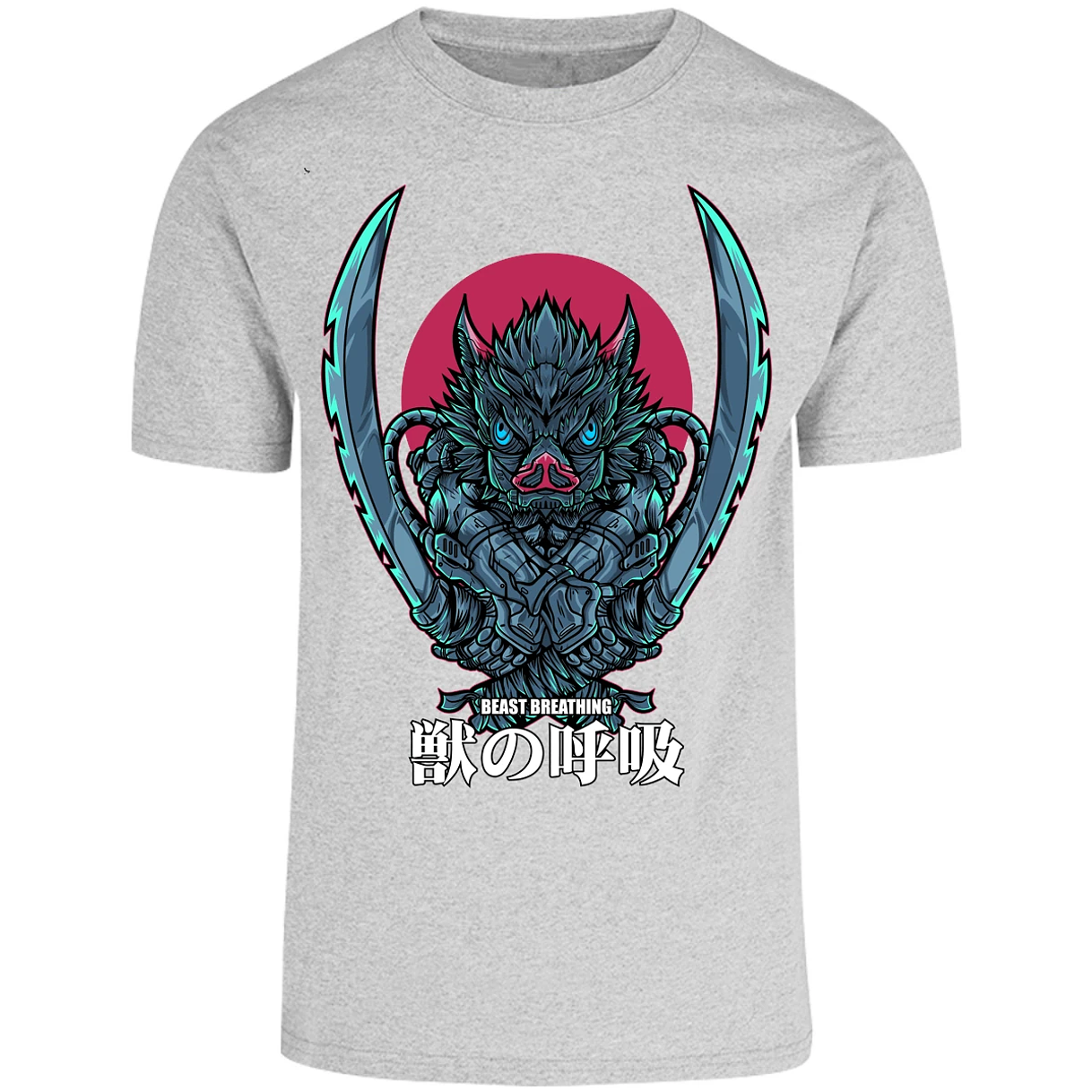 Playera Demon Slayer Inosuke Art Anime para Adulto 26