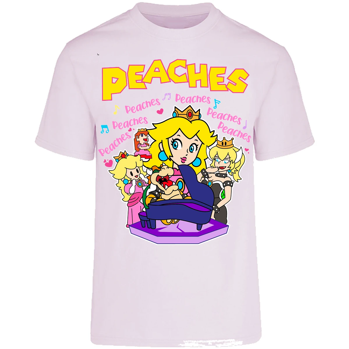 Playera Es De Series Y Peliculas Peaches Song para Adulto 1