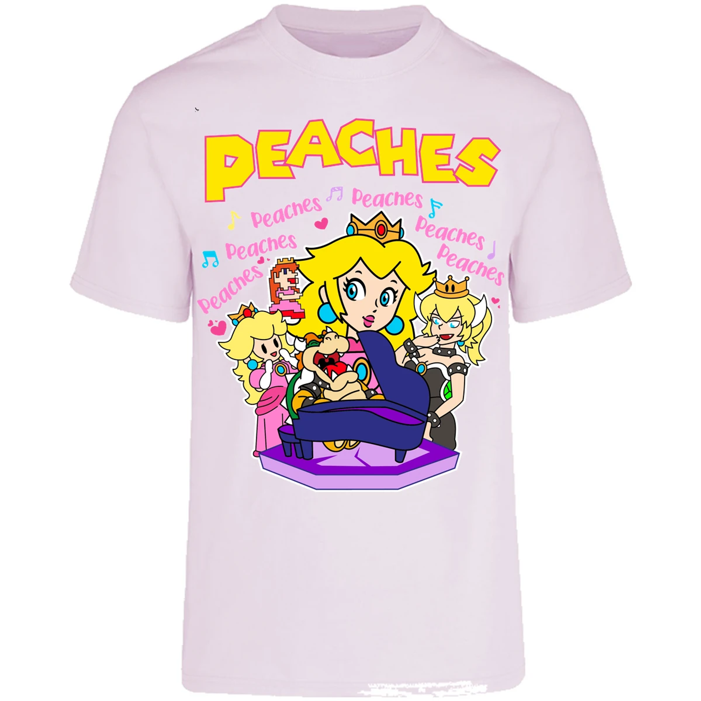 Playera Es De Series Y Peliculas Peaches Song para Adulto 1