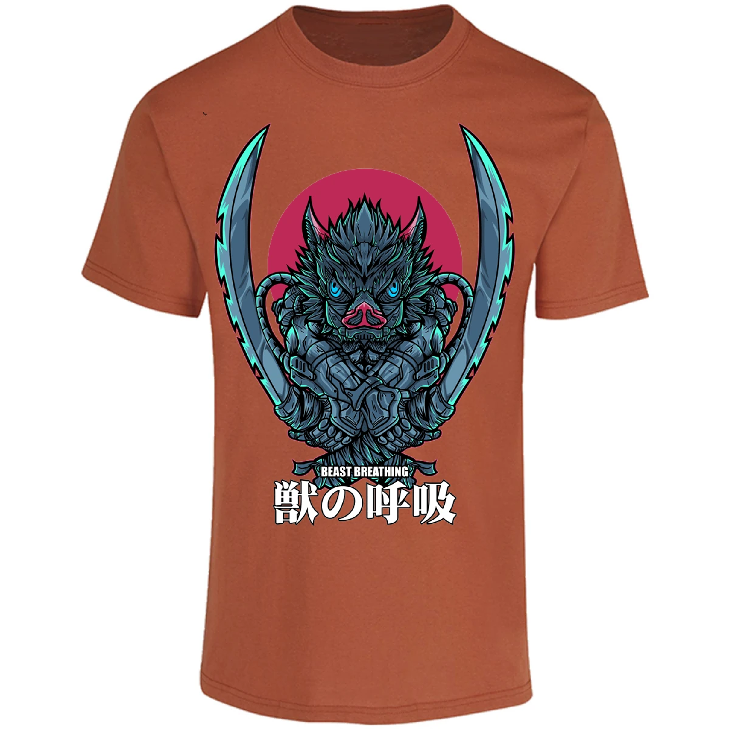 Playera Demon Slayer Inosuke Art Anime para Adulto 8