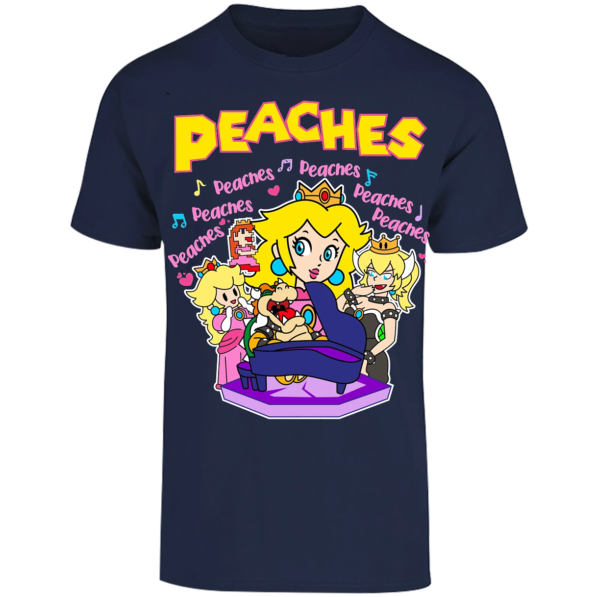 Playera Es De Series Y Peliculas Peaches Song para Adulto 8