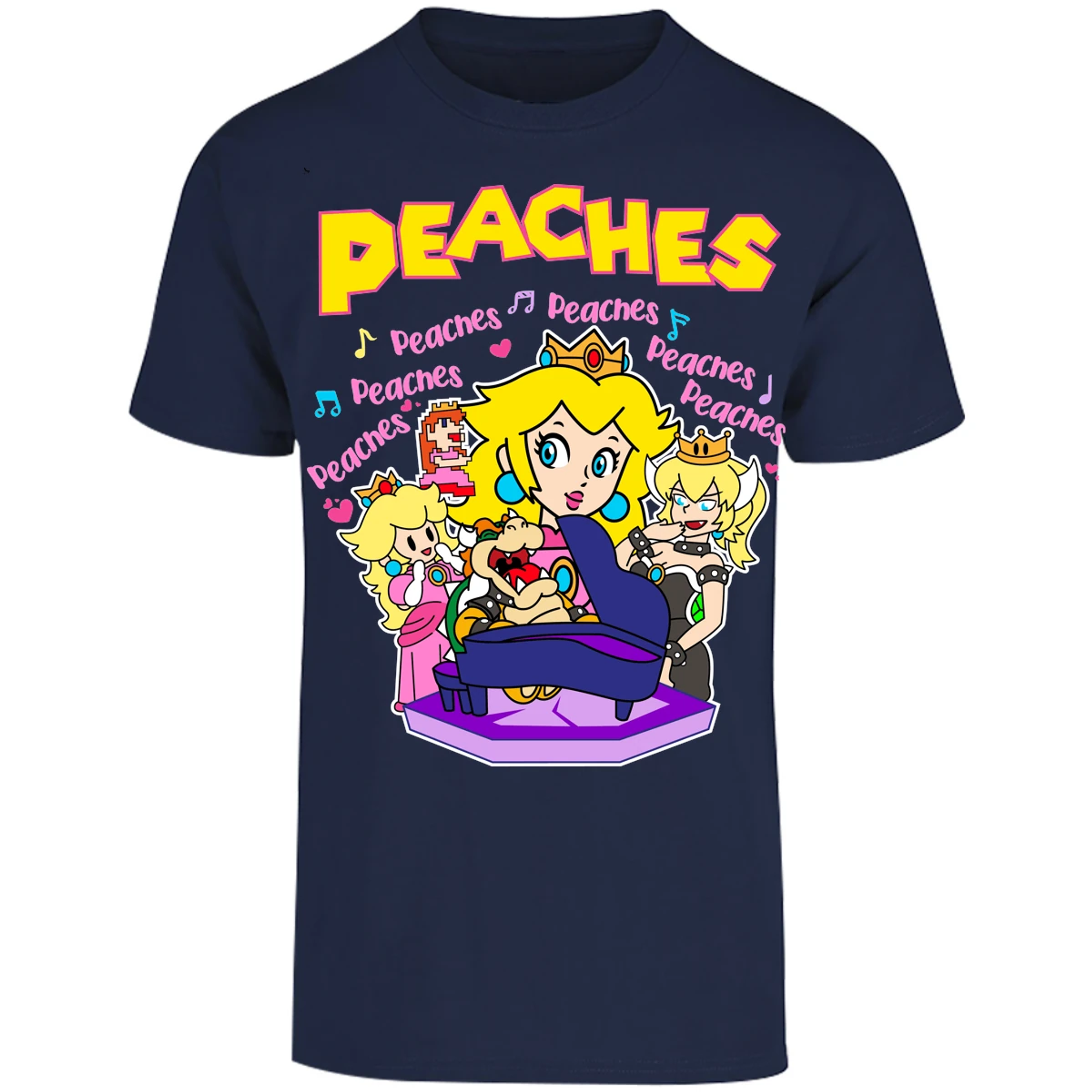 Playera Es De Series Y Peliculas Peaches Song para Adulto 8