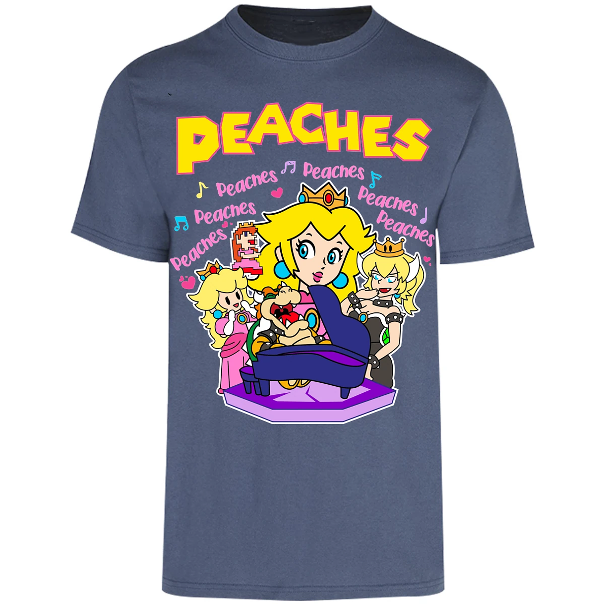 Playera Es De Series Y Peliculas Peaches Song para Adulto 9