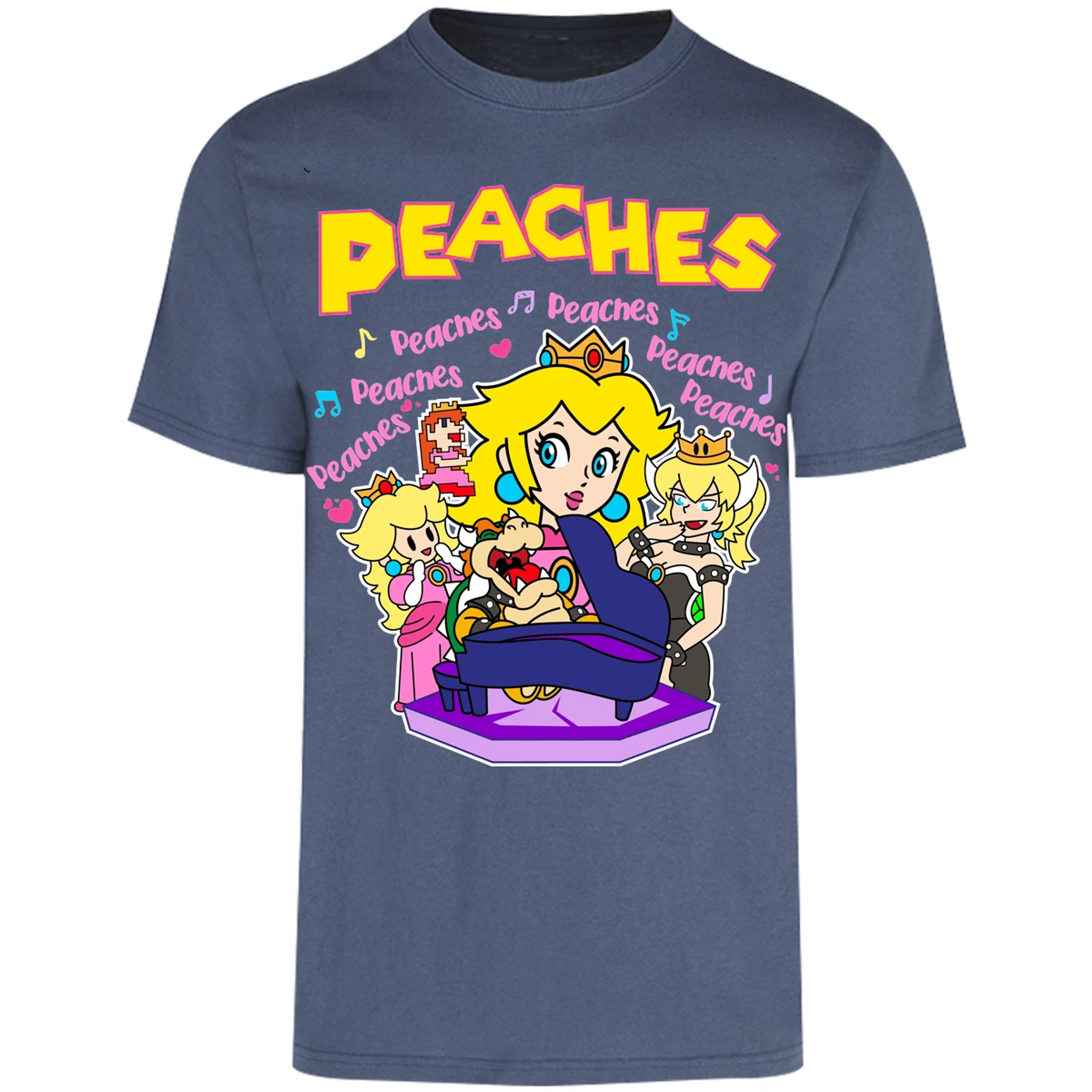 Playera Es De Series Y Peliculas Peaches Song para Adulto 9