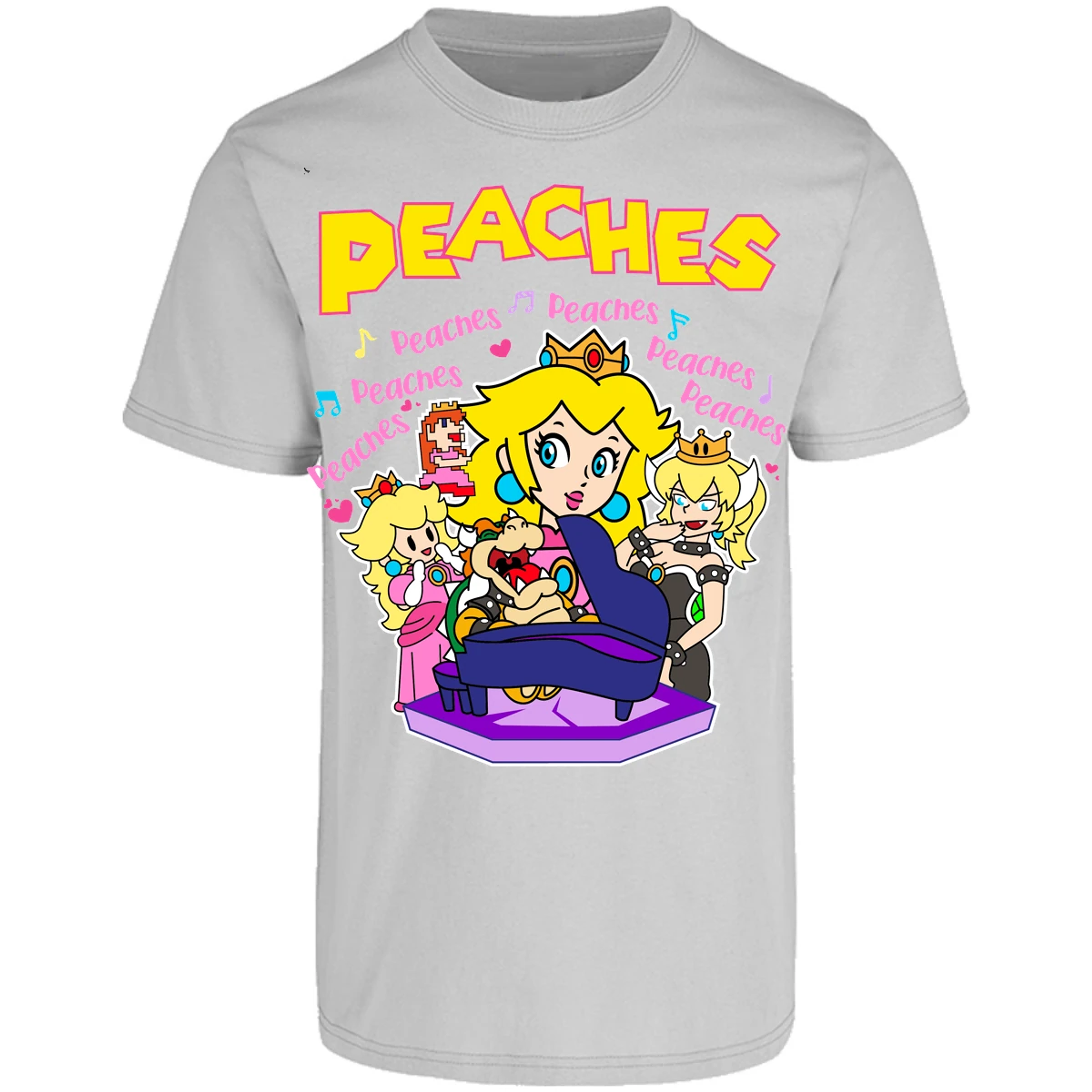 Playera Es De Series Y Peliculas Peaches Song para Adulto 10