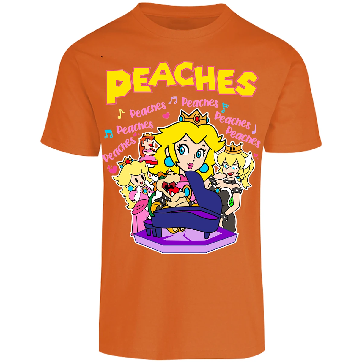 Playera Es De Series Y Peliculas Peaches Song para Adulto 11