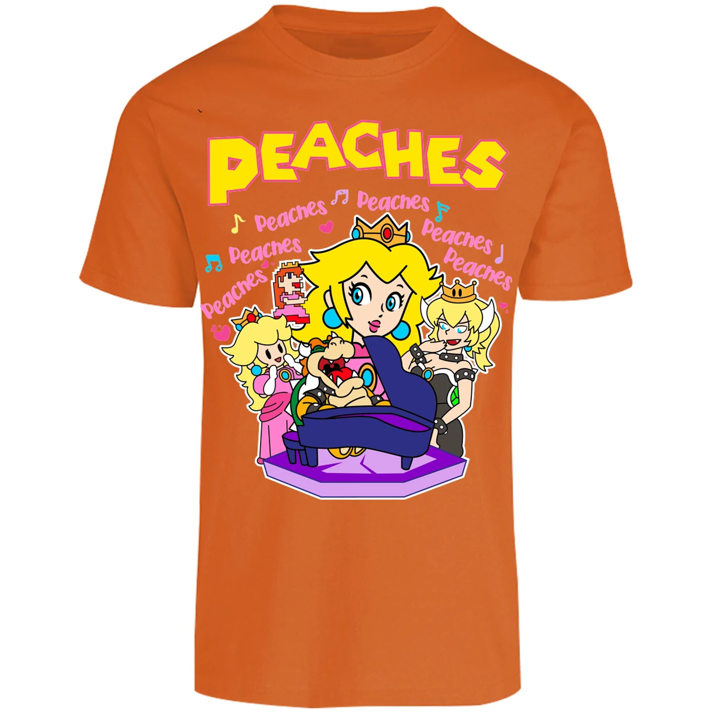 Playera Es De Series Y Peliculas Peaches Song para Adulto 11