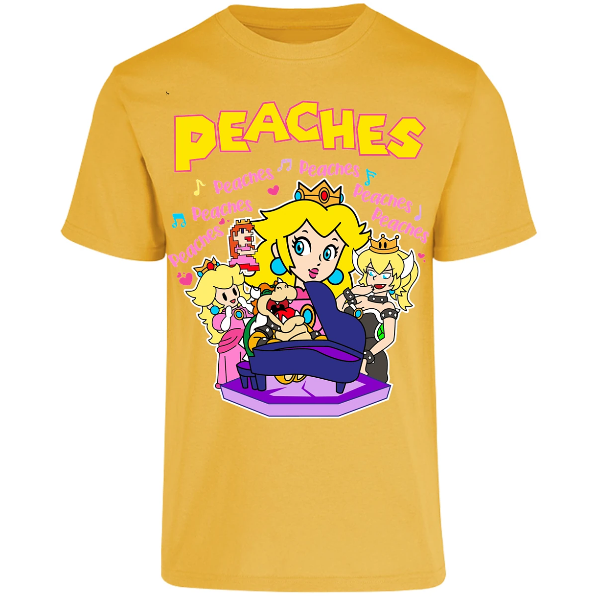 Playera Es De Series Y Peliculas Peaches Song para Adulto 15