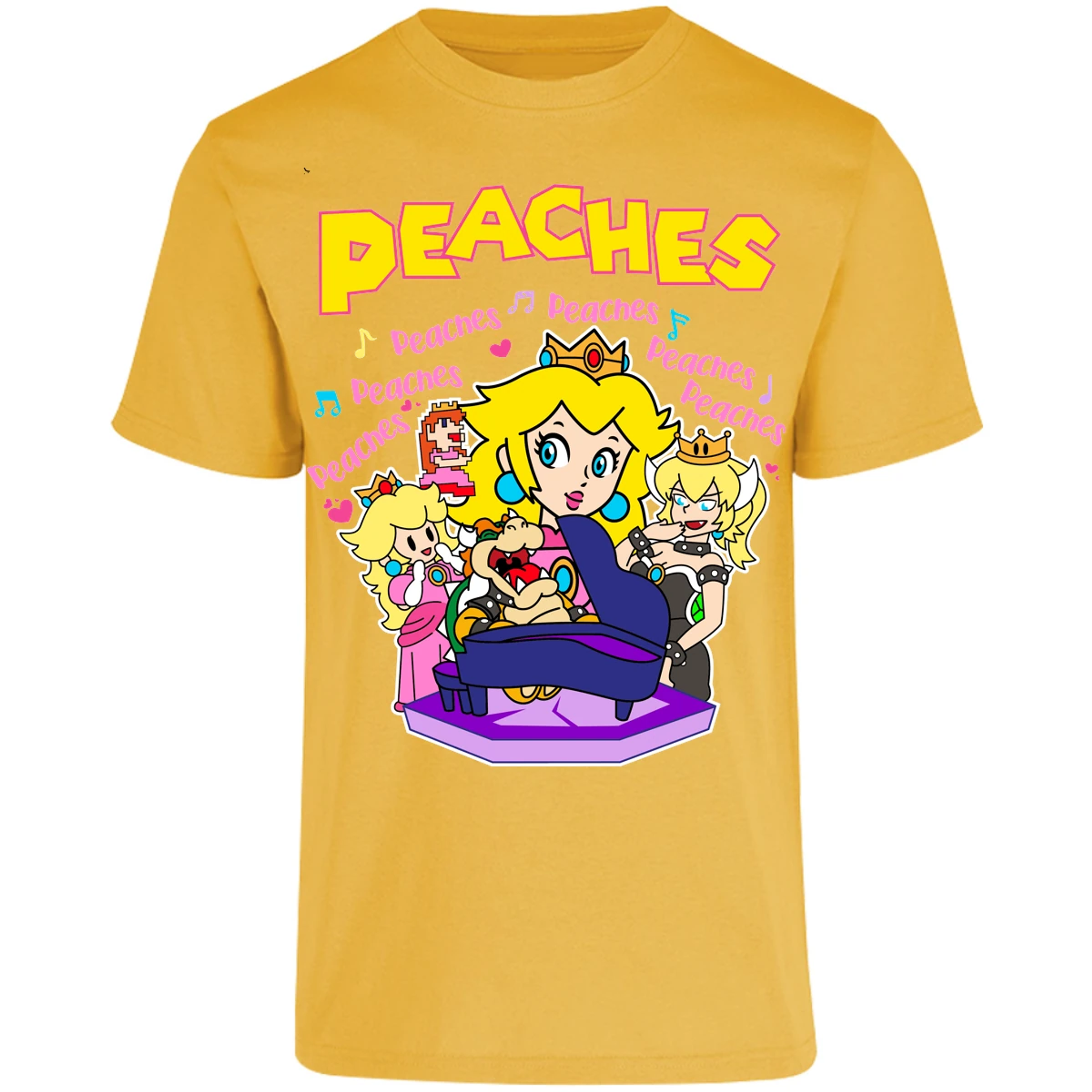 Playera Es De Series Y Peliculas Peaches Song para Adulto 15