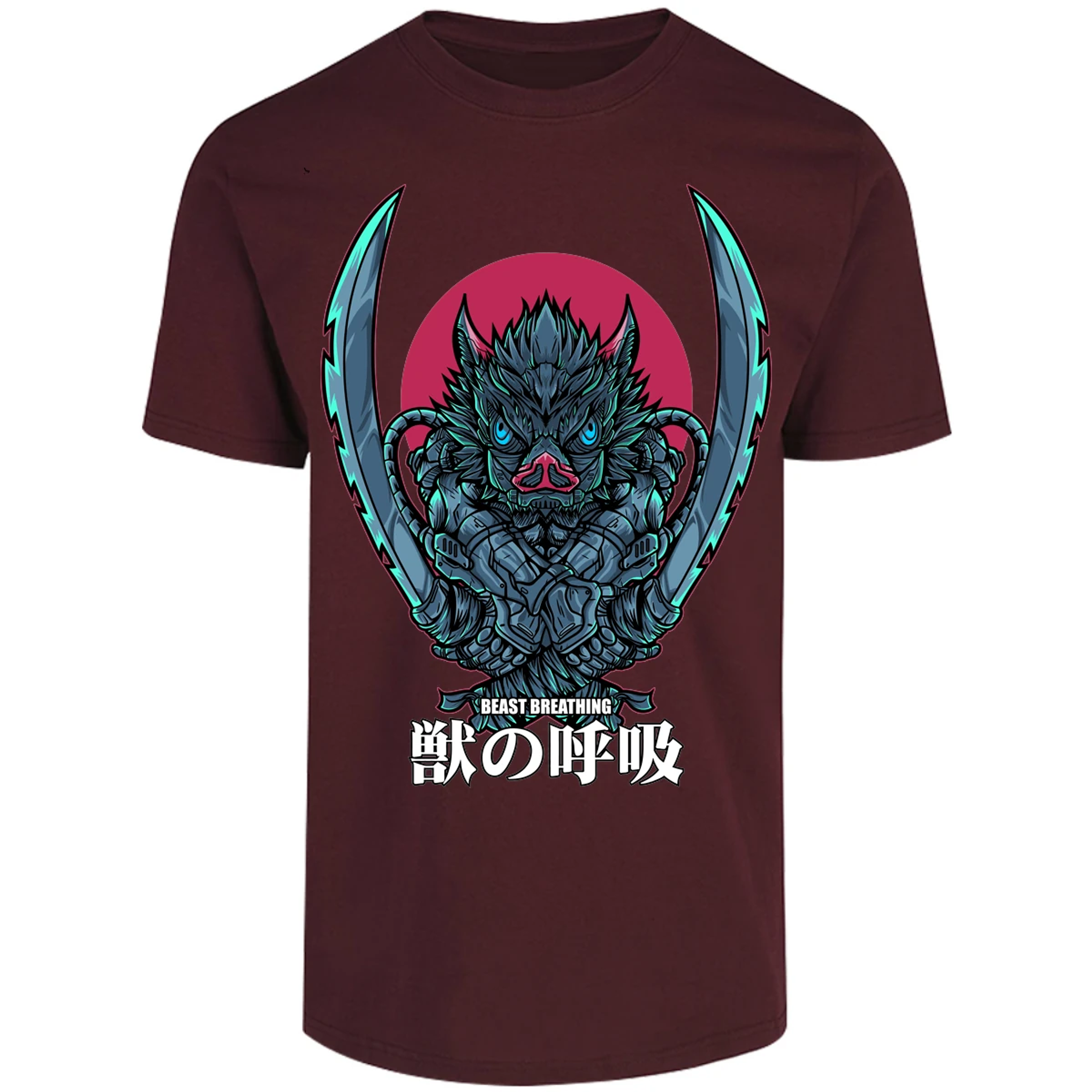 Playera Demon Slayer Inosuke Art Anime para Adulto 18