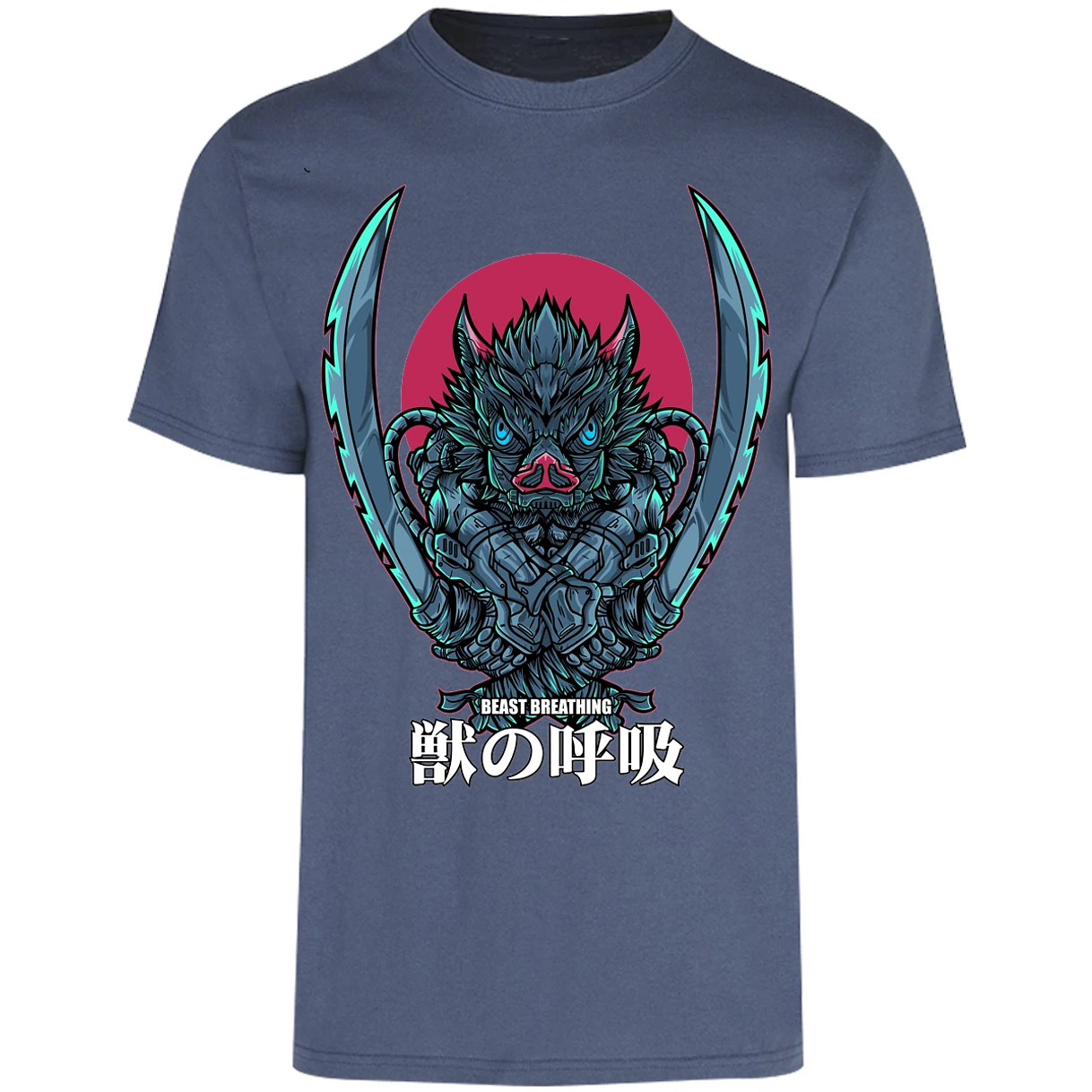 Playera Demon Slayer Inosuke Art Anime para Adulto 20