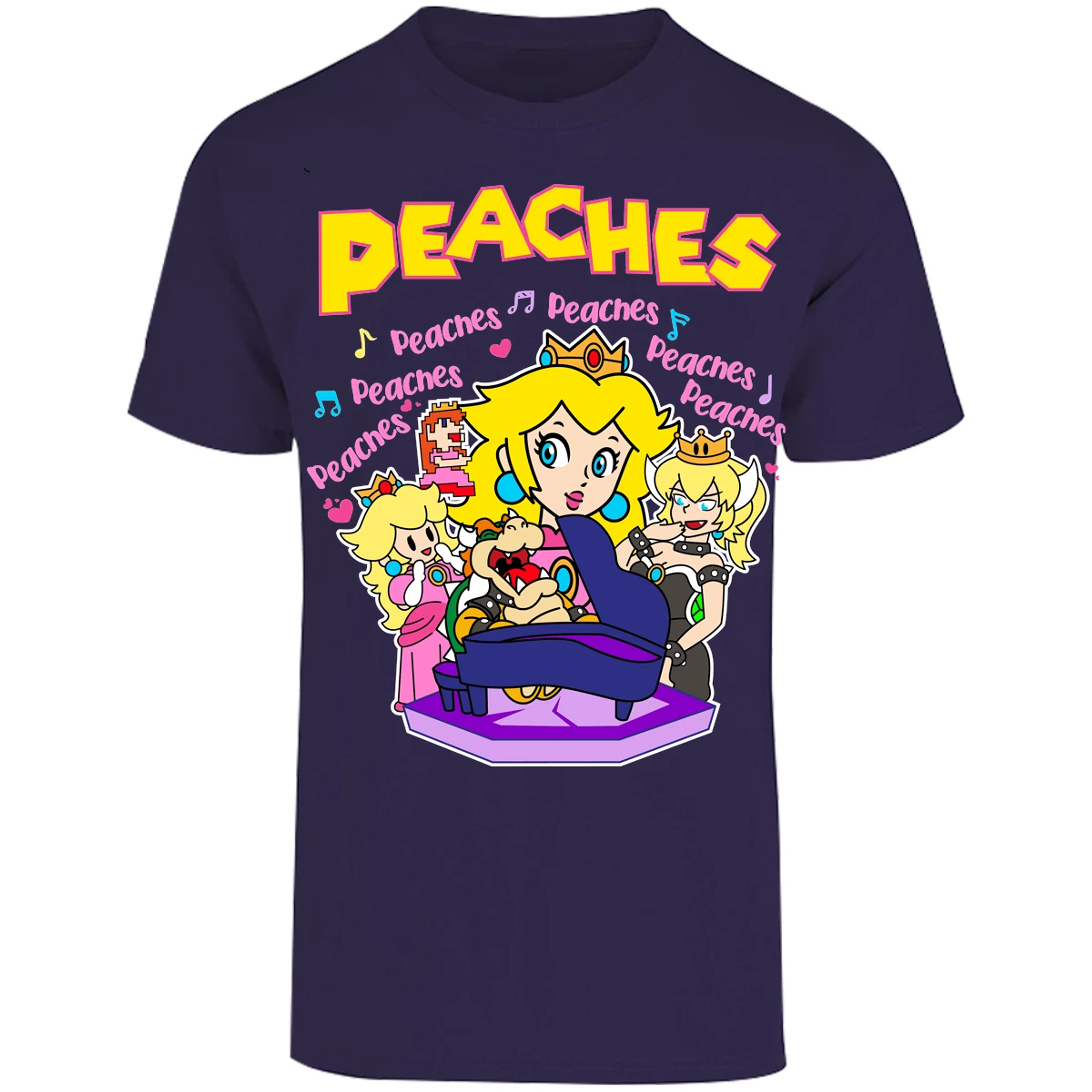 Playera Es De Series Y Peliculas Peaches Song para Adulto 18