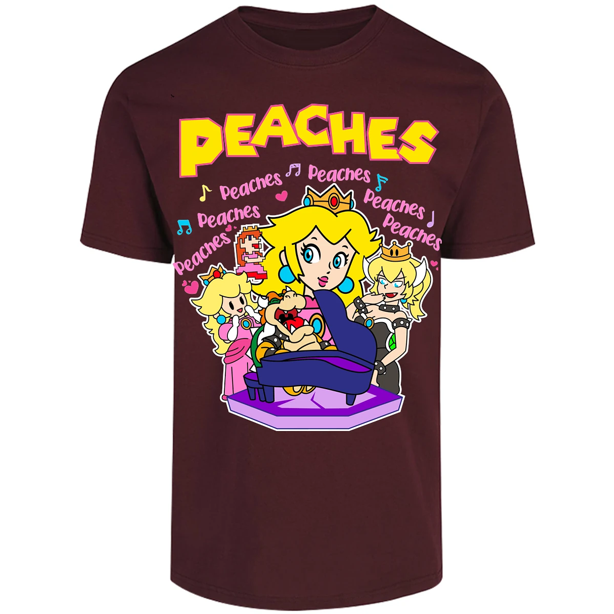 Playera Es De Series Y Peliculas Peaches Song para Adulto 26