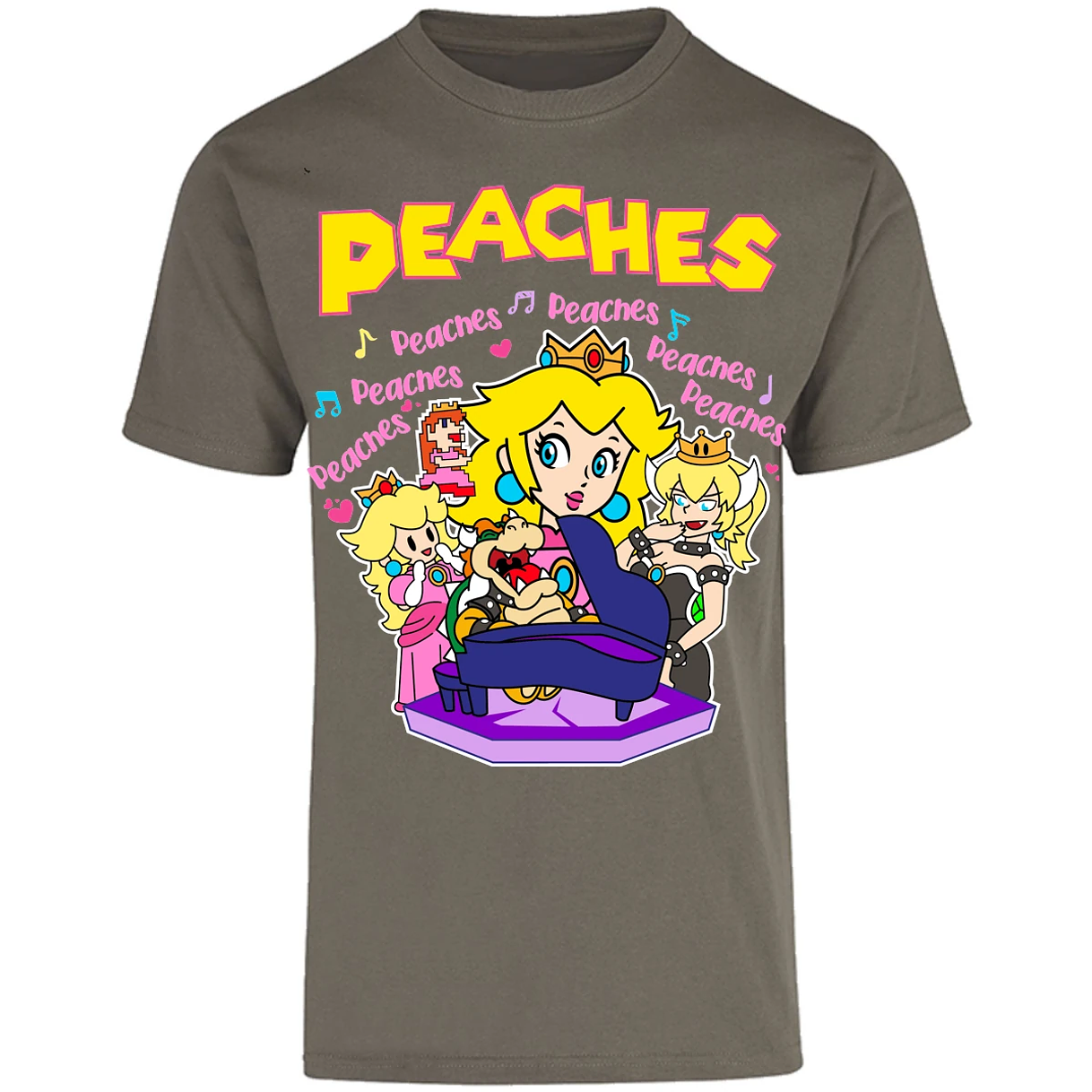 Playera Es De Series Y Peliculas Peaches Song para Adulto 30