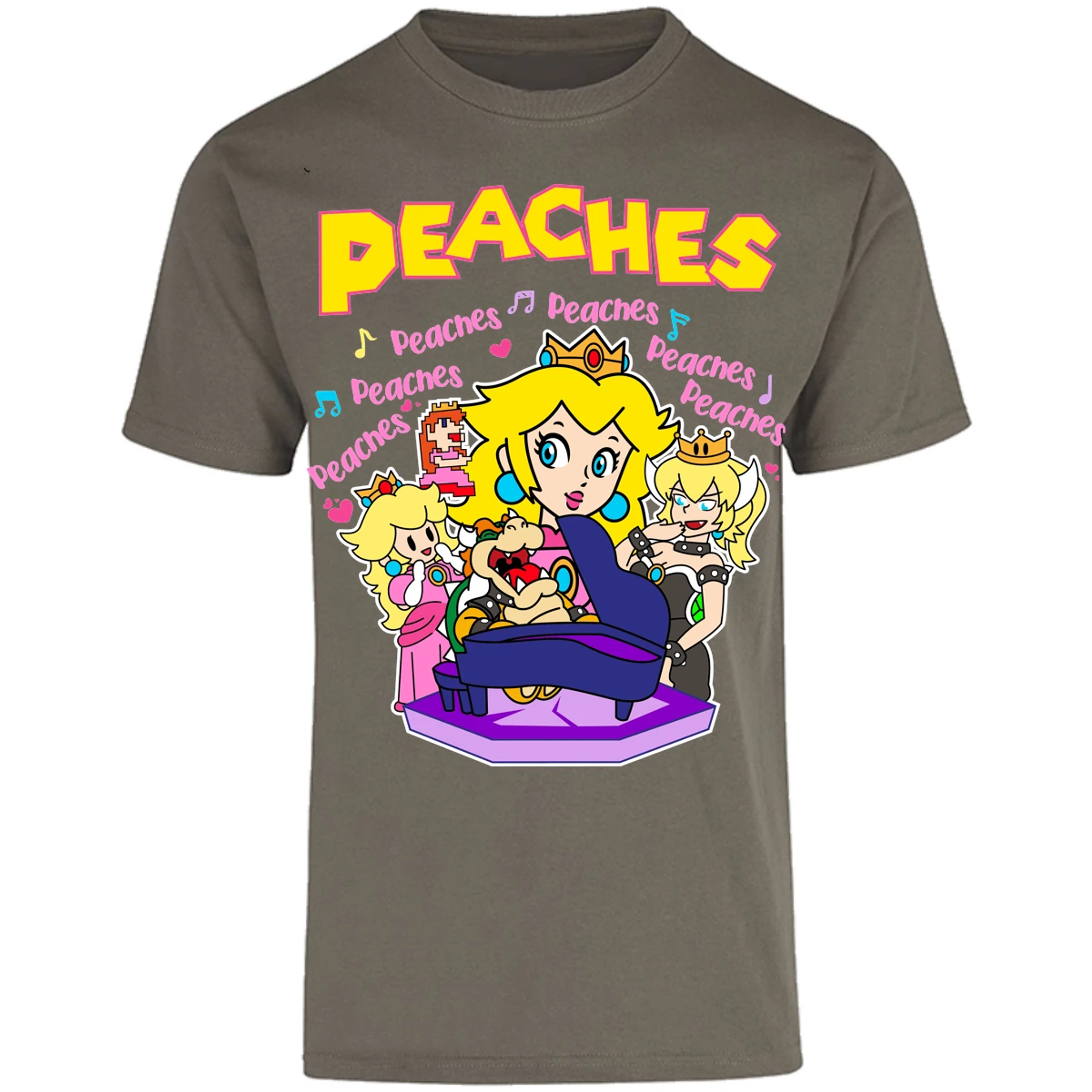 Playera Es De Series Y Peliculas Peaches Song para Adulto 30