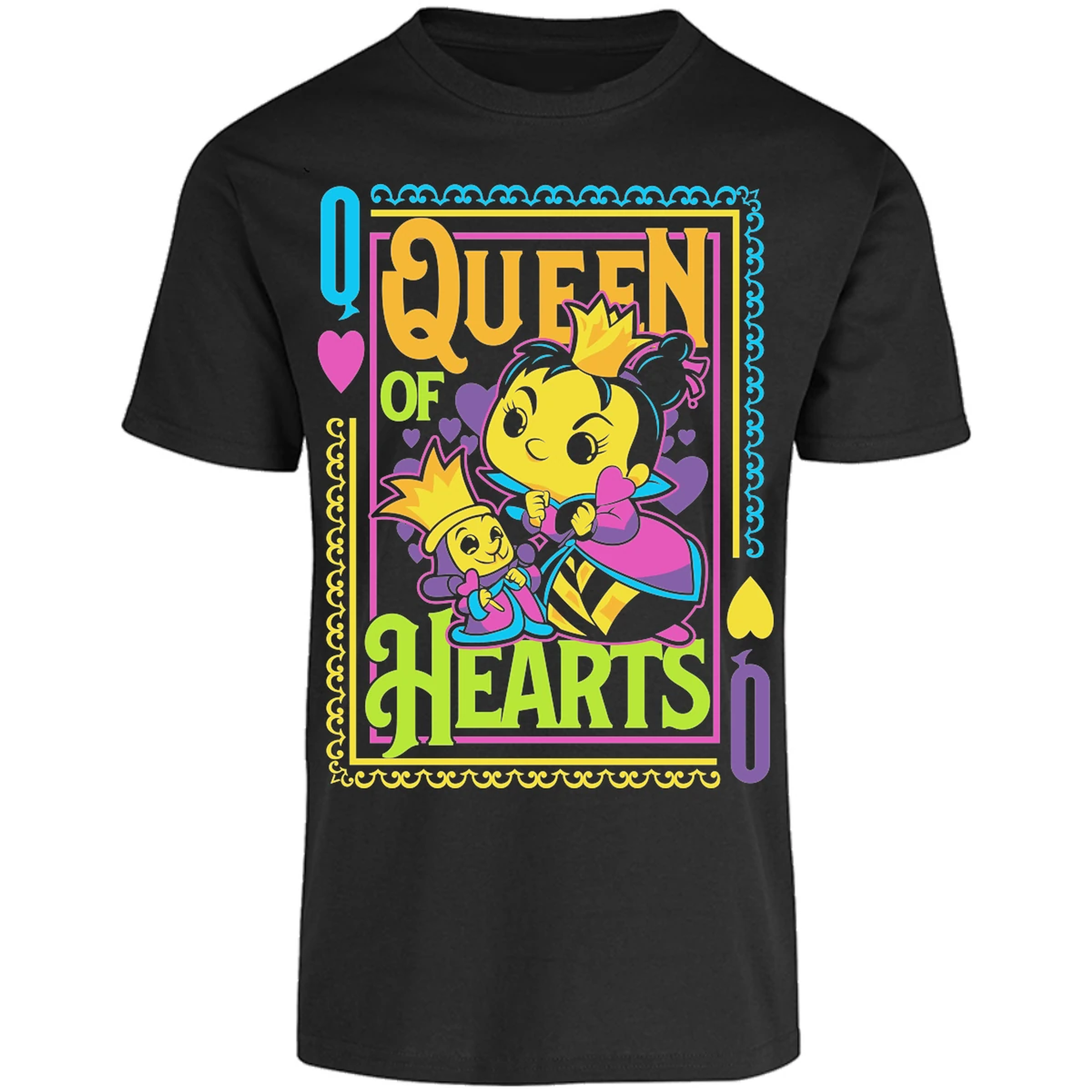 Playera Es De Series Y Peliculas Queen Hearts Funko para Adulto 7