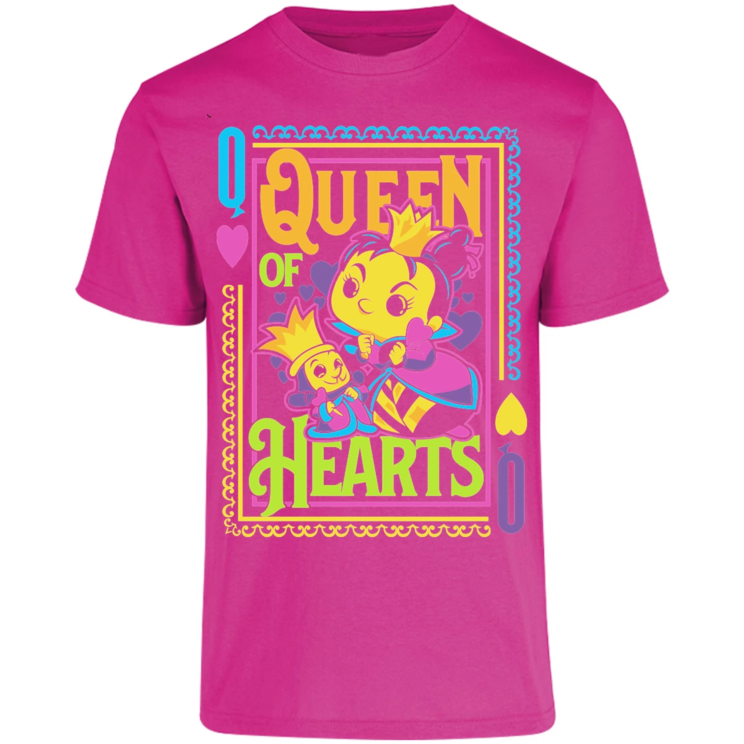 Playera Es De Series Y Peliculas Queen Hearts Funko para Adulto 1