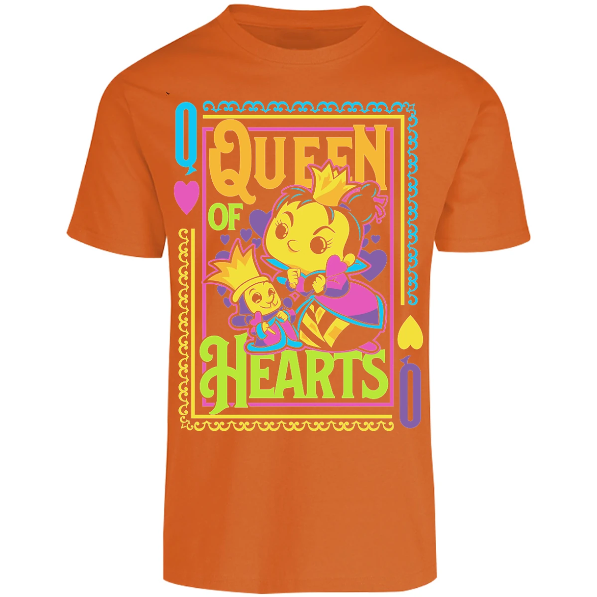 Playera Es De Series Y Peliculas Queen Hearts Funko para Adulto 6