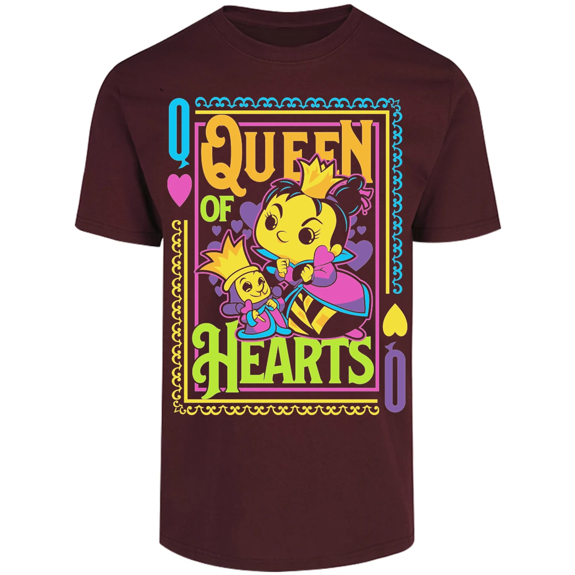 Playera Es De Series Y Peliculas Queen Hearts Funko para Adulto 18