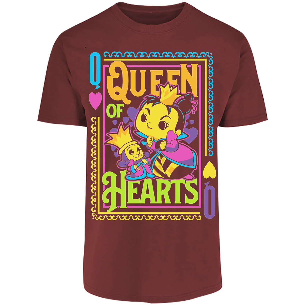 Playera Es De Series Y Peliculas Queen Hearts Funko para Adulto 20