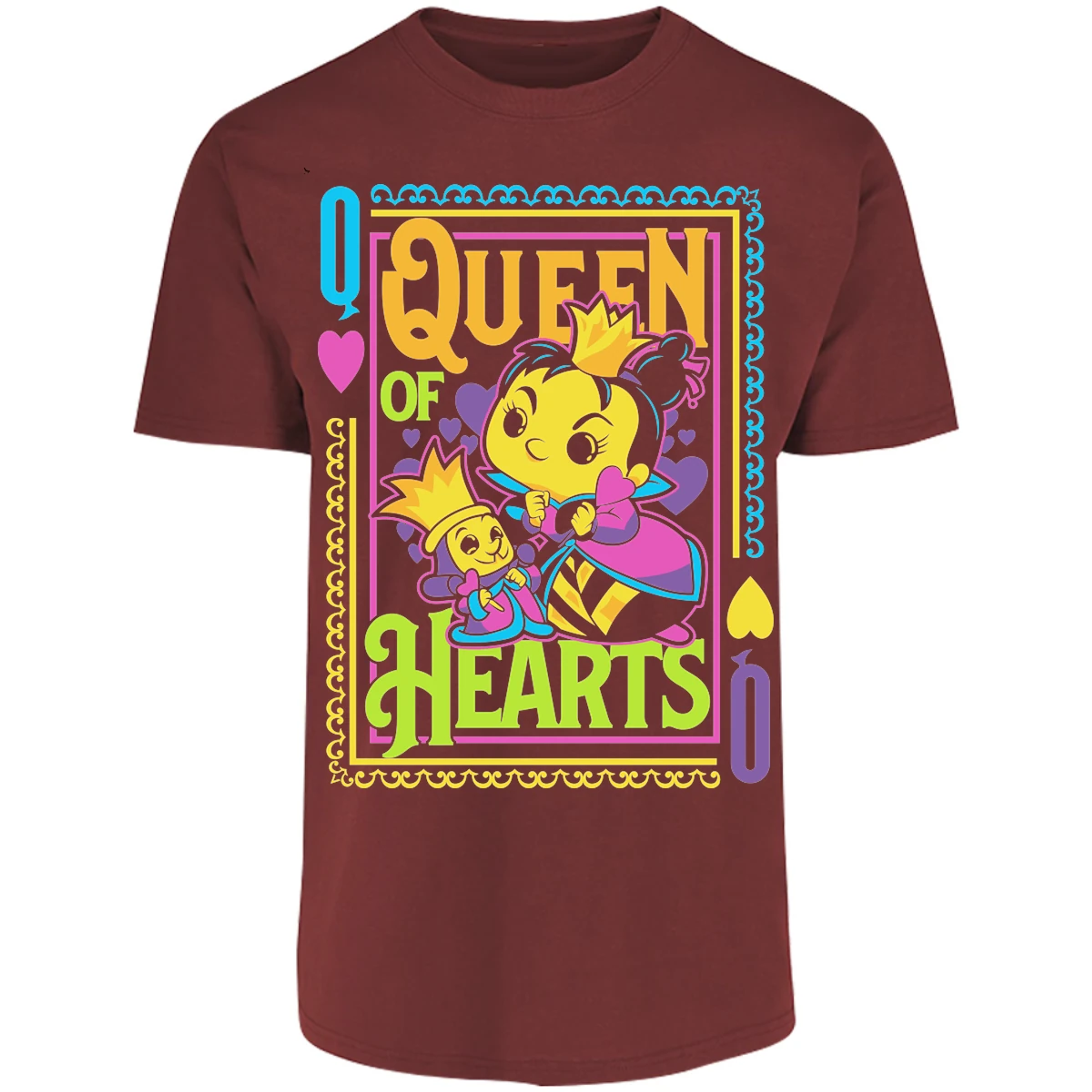 Playera Es De Series Y Peliculas Queen Hearts Funko para Adulto 20