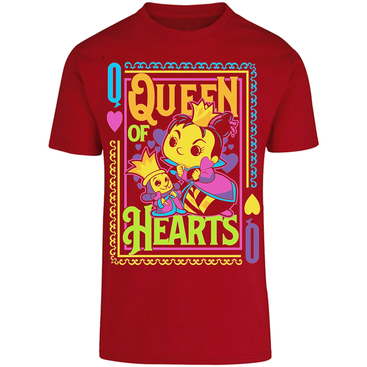 Playera Es De Series Y Peliculas Queen Hearts Funko para Adulto 23