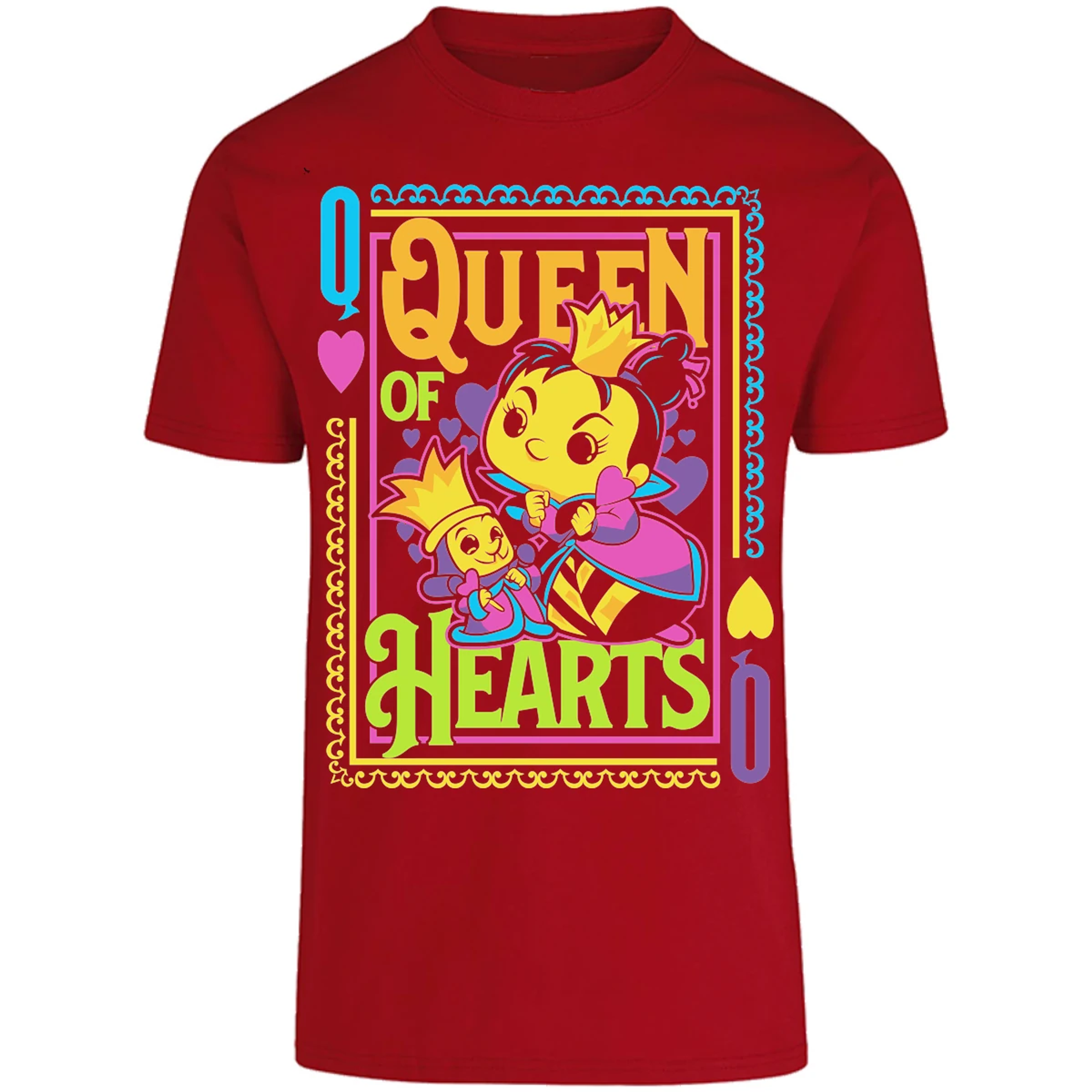 Playera Es De Series Y Peliculas Queen Hearts Funko para Adulto 23