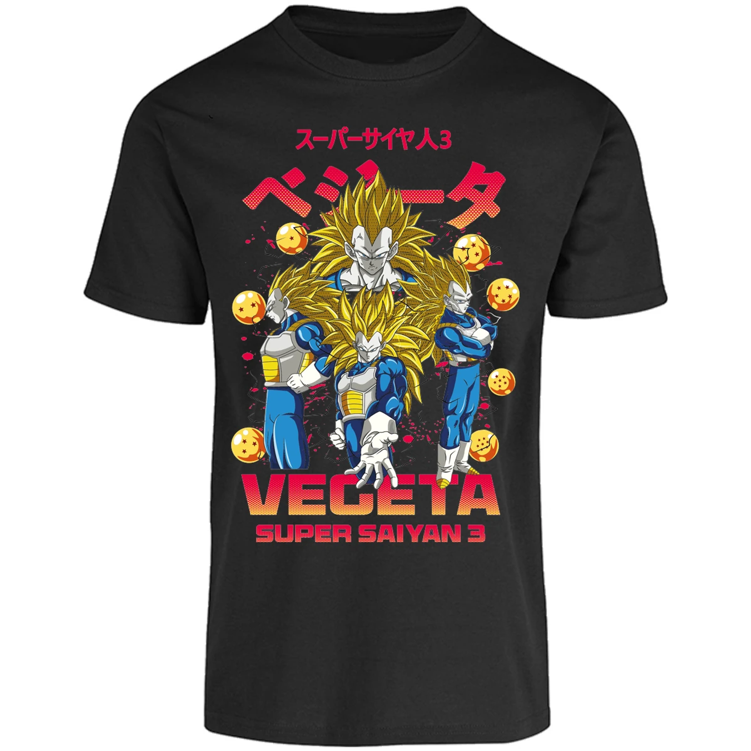 Playera Dragon Ball Vegeta Super Saiyan 3 para Adulto 28
