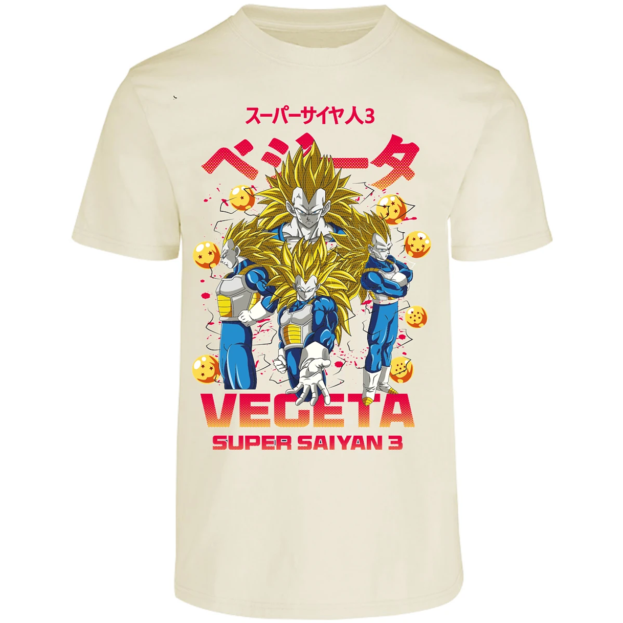 Playera Dragon Ball Vegeta Super Saiyan 3 para Adulto 10
