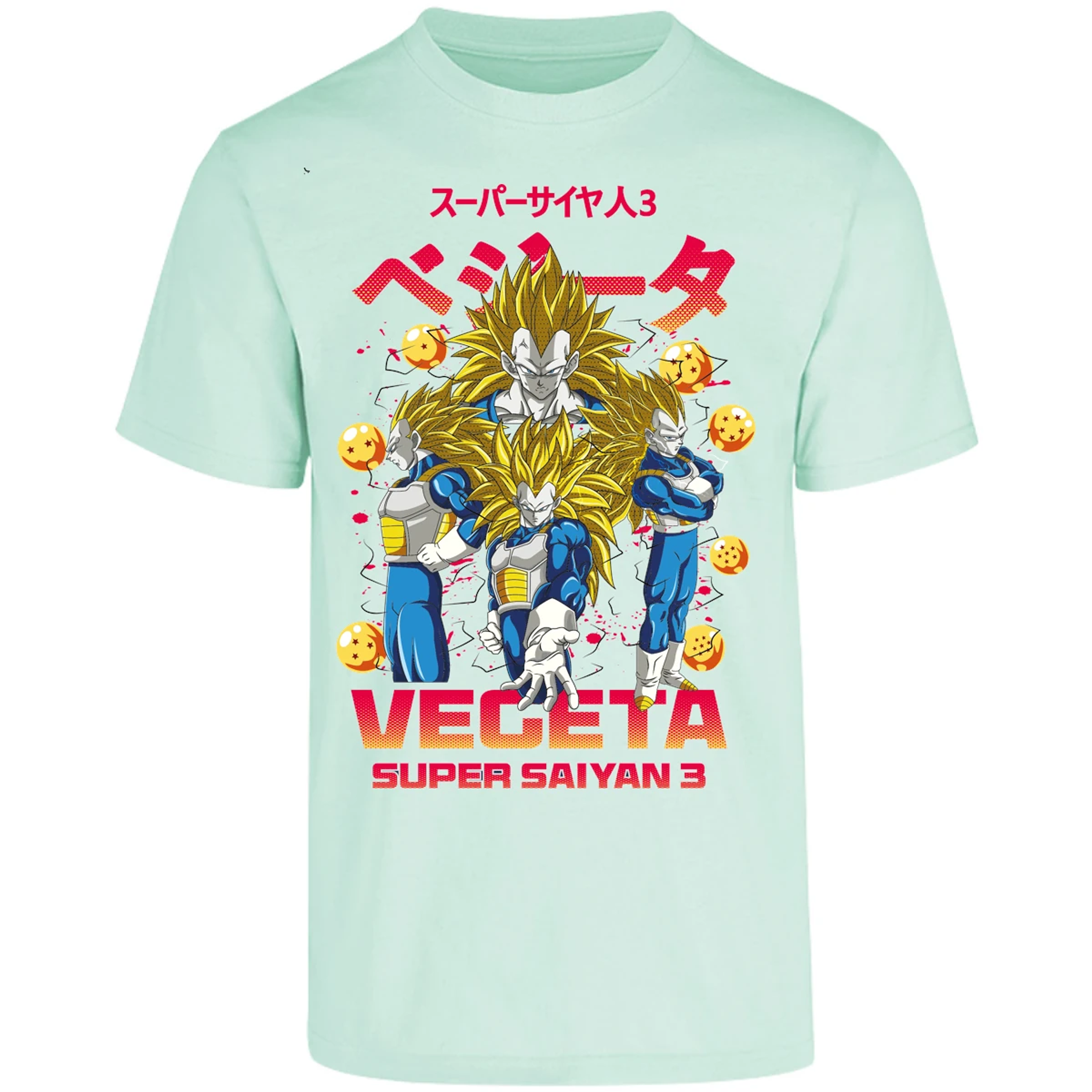 Playera Dragon Ball Vegeta Super Saiyan 3 para Adulto 5
