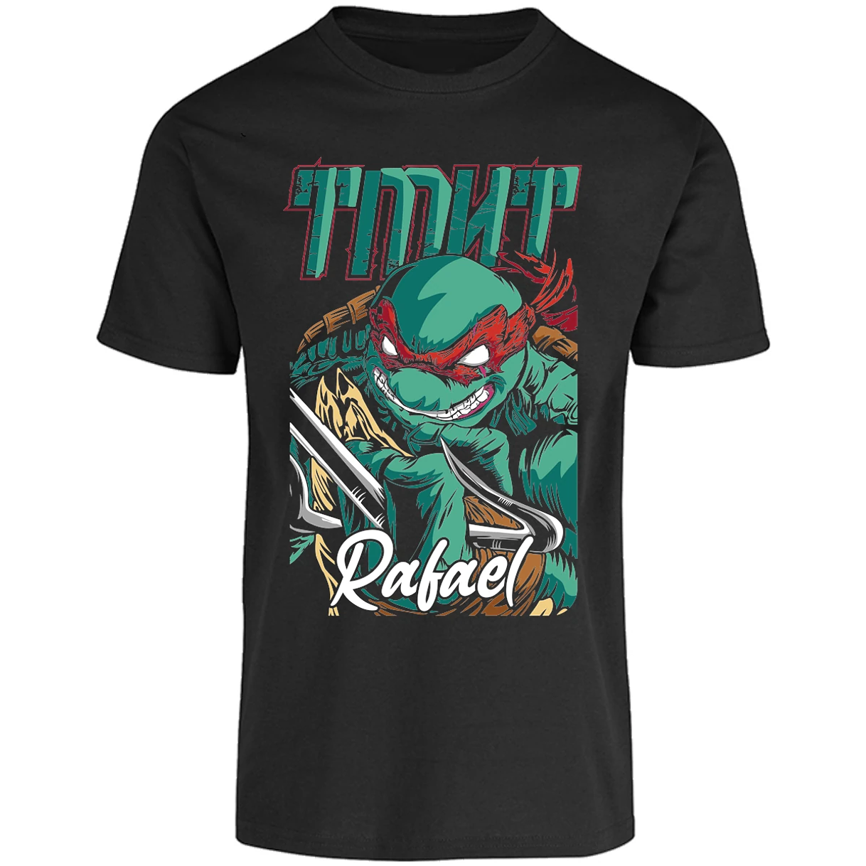 Playera Es De Series Y Peliculas Rafael Tmnt para Adulto 16