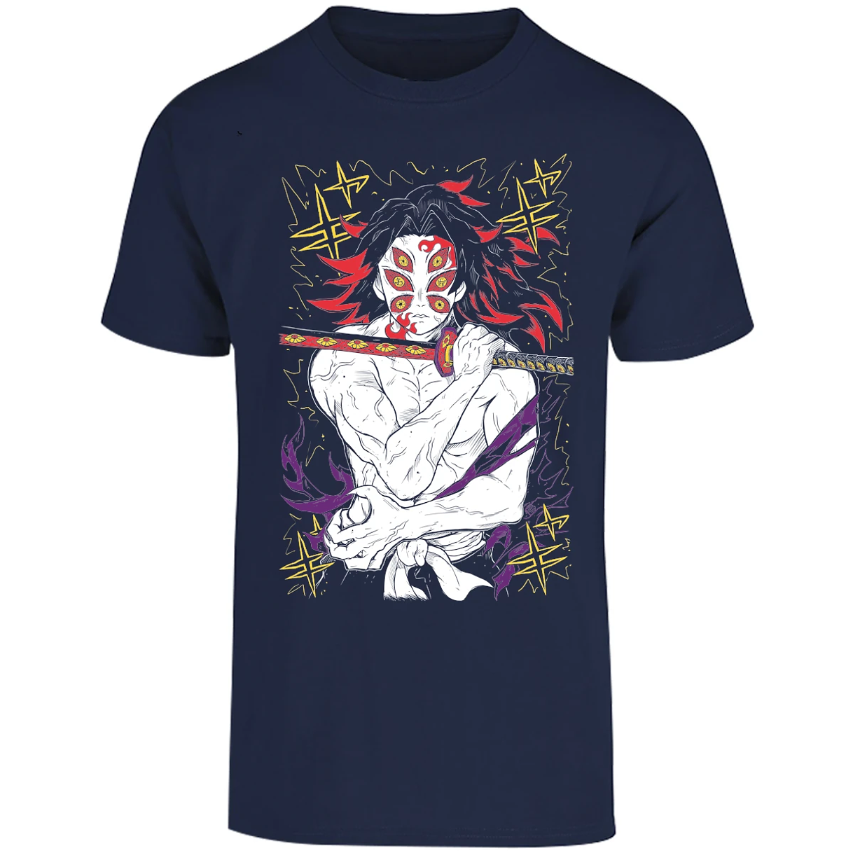 Playera Demon Slayer Kokushibo Kny para Adulto 16