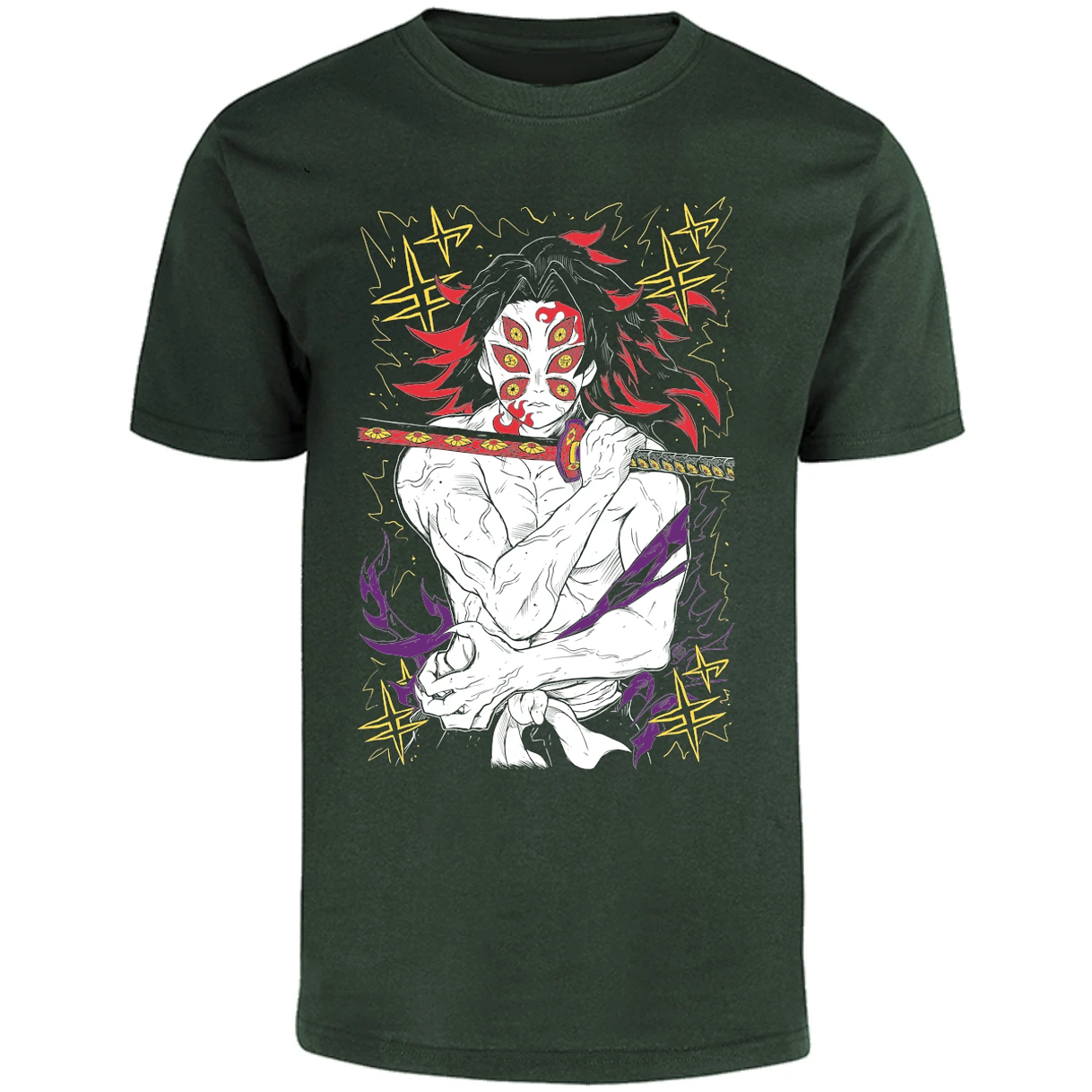 Playera Demon Slayer Kokushibo Kny para Adulto 27