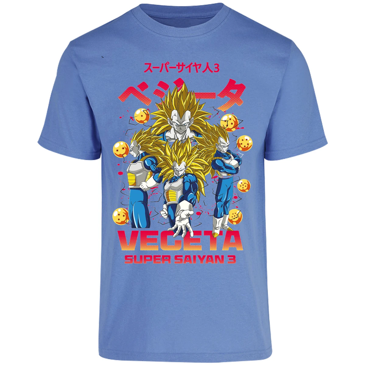 Playera Dragon Ball Vegeta Super Saiyan 3 para Adulto 1