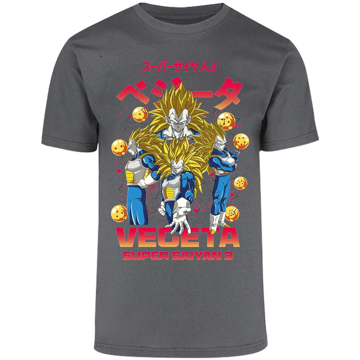 Playera Dragon Ball Vegeta Super Saiyan 3 para Adulto 4