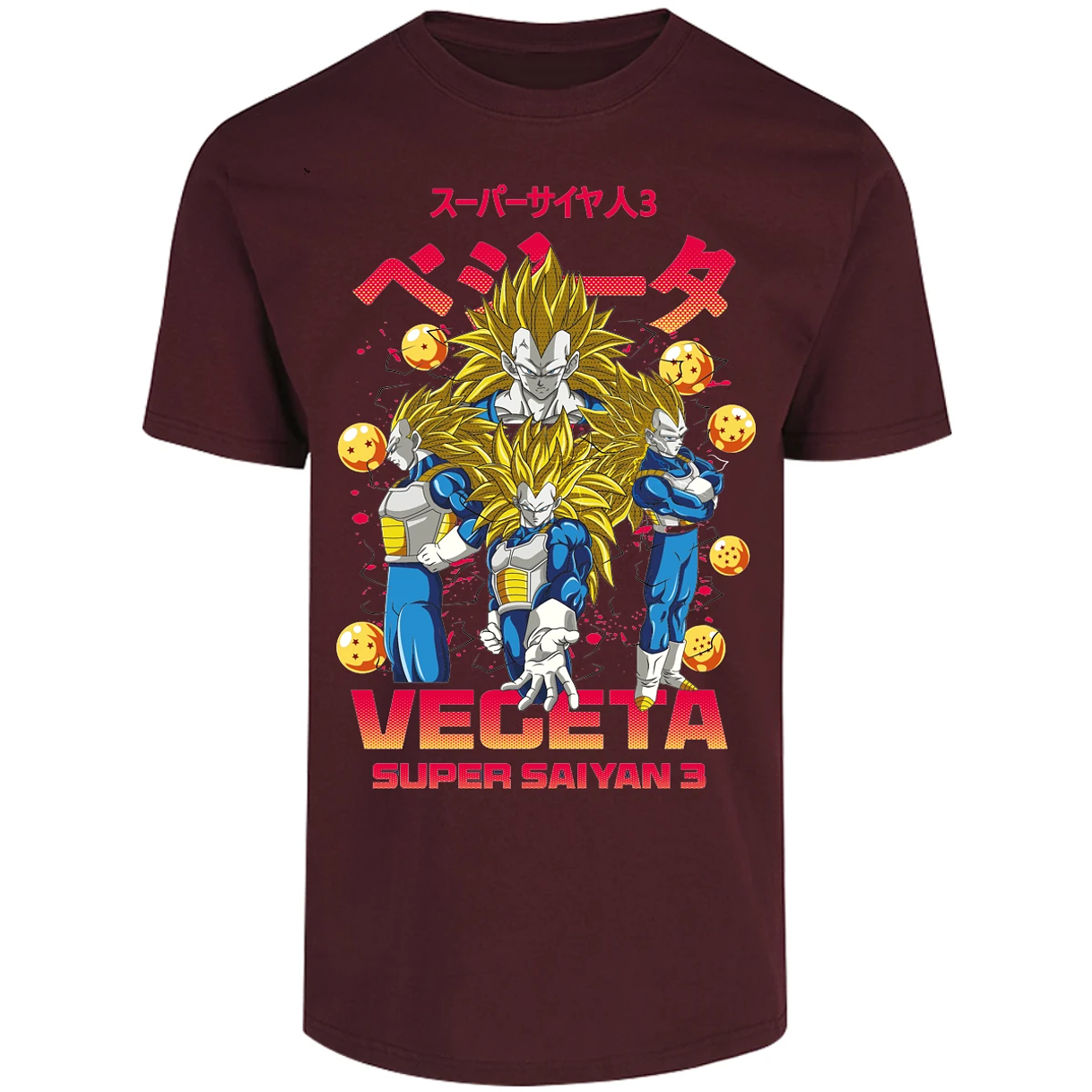 Playera Dragon Ball Vegeta Super Saiyan 3 para Adulto 2