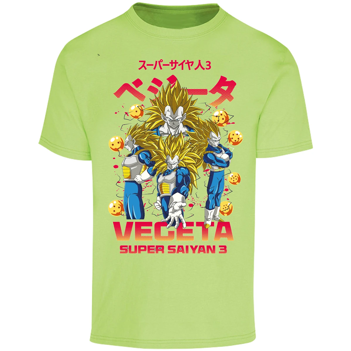 Playera Dragon Ball Vegeta Super Saiyan 3 para Adulto 3