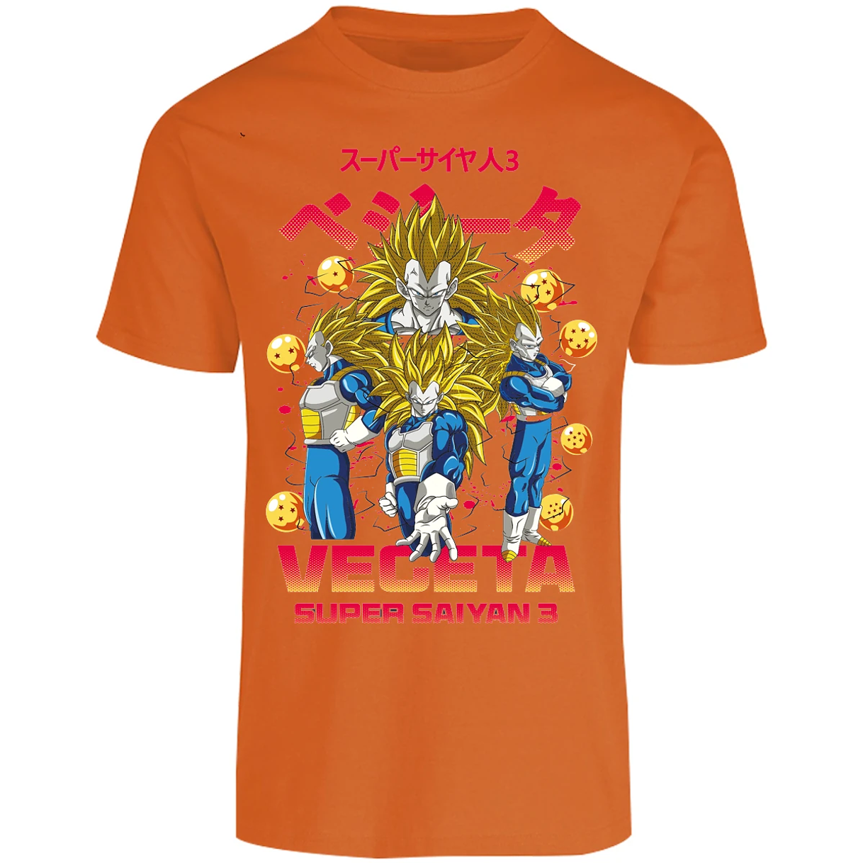 Playera Dragon Ball Vegeta Super Saiyan 3 para Adulto 7