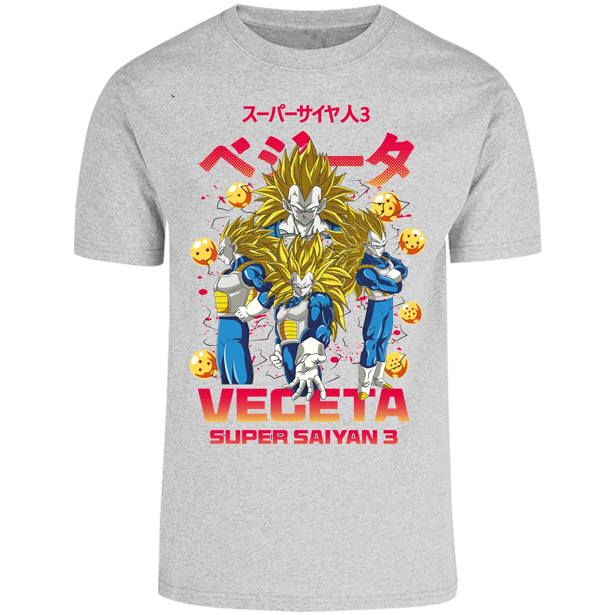 Playera Dragon Ball Vegeta Super Saiyan 3 para Adulto 8