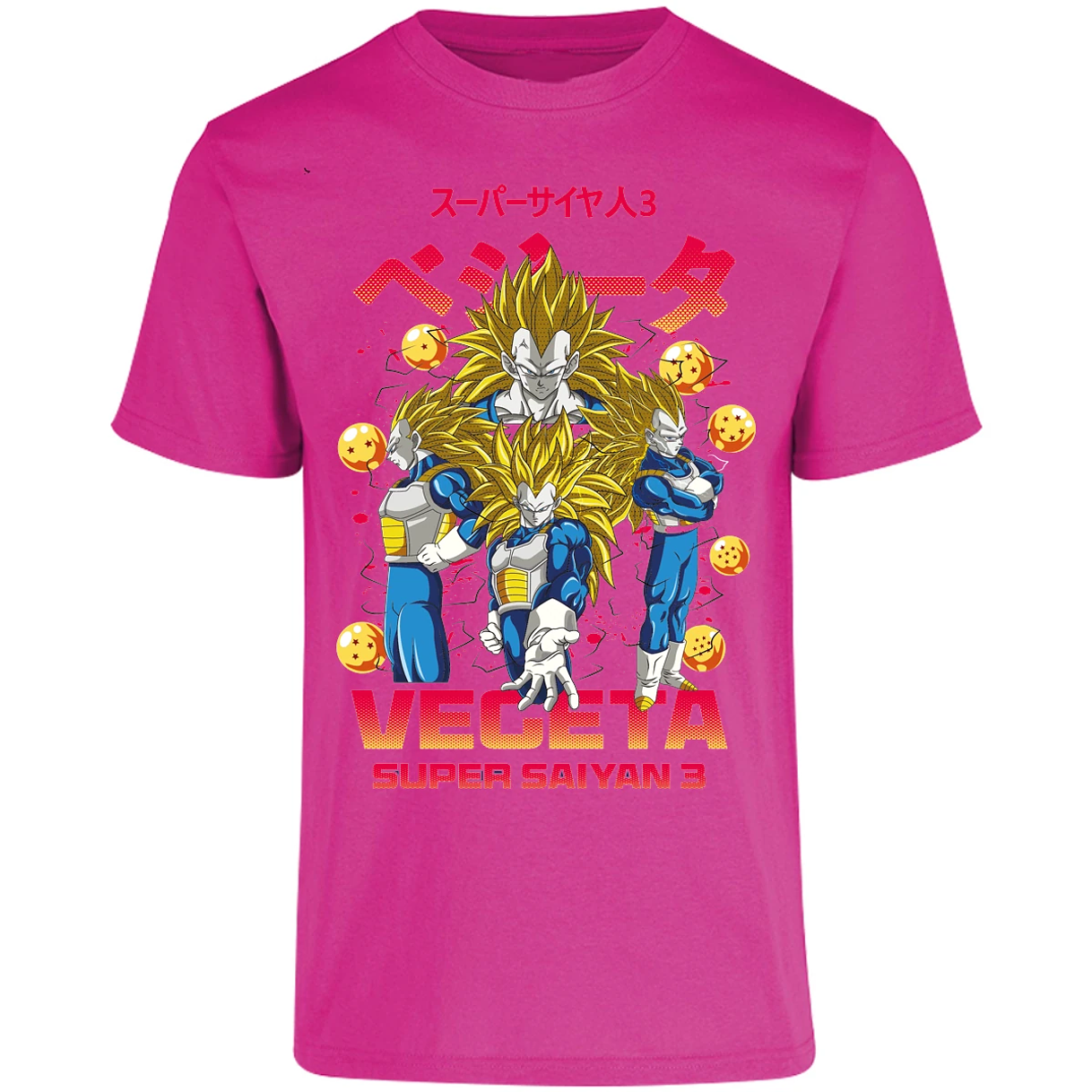 Playera Dragon Ball Vegeta Super Saiyan 3 para Adulto 11