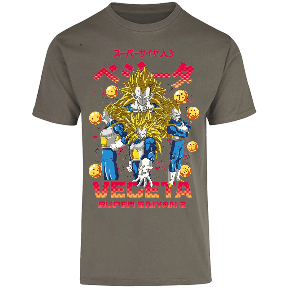Playera Dragon Ball Vegeta Super Saiyan 3 para Adulto 12