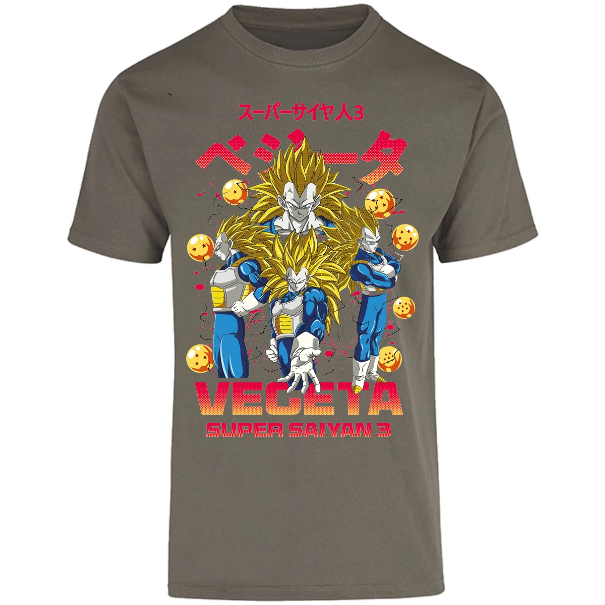 Playera Dragon Ball Vegeta Super Saiyan 3 para Adulto 12