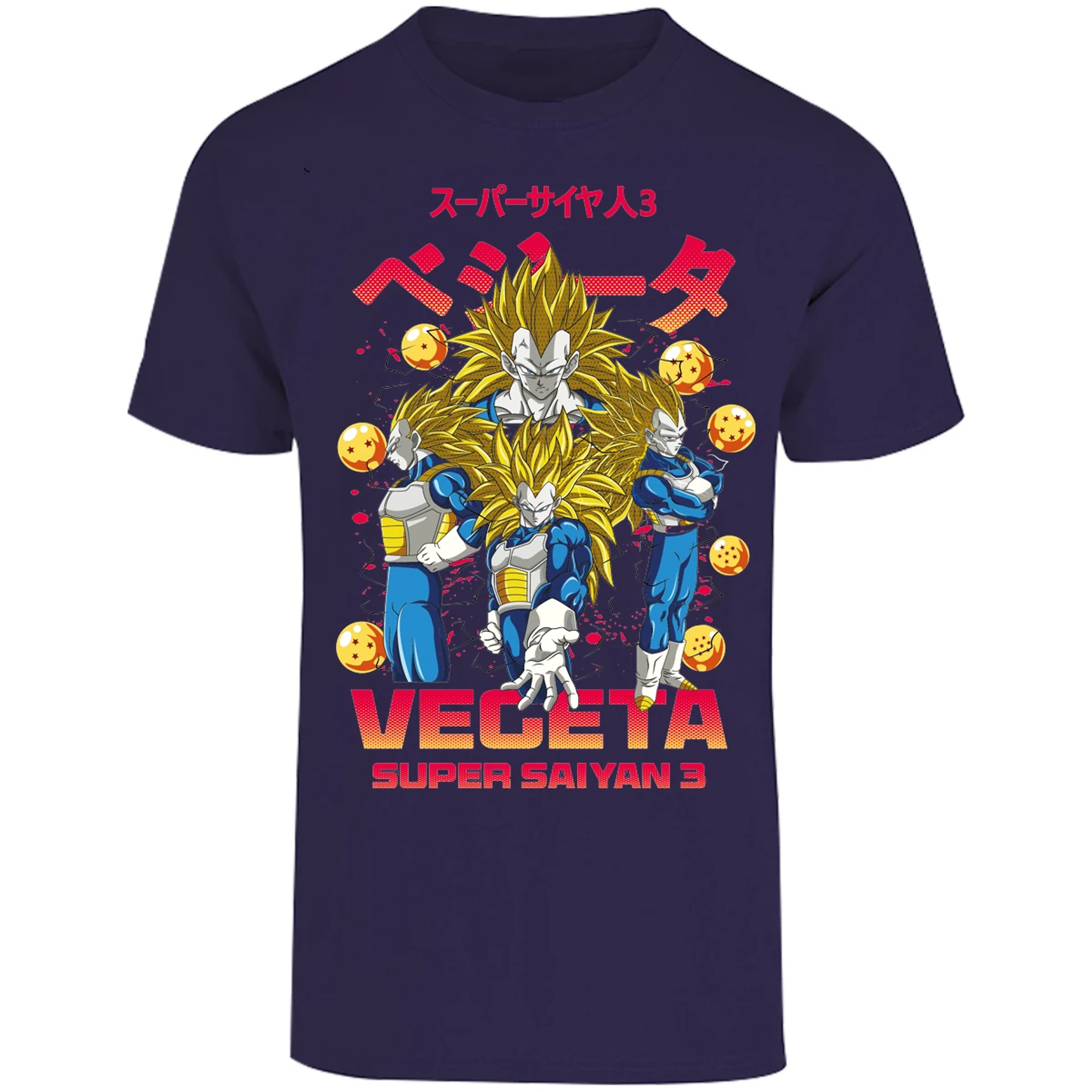 Playera Dragon Ball Vegeta Super Saiyan 3 para Adulto 13