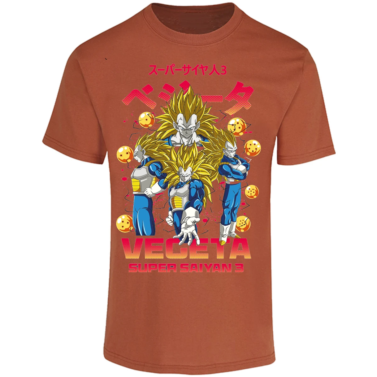 Playera Dragon Ball Vegeta Super Saiyan 3 para Adulto 15