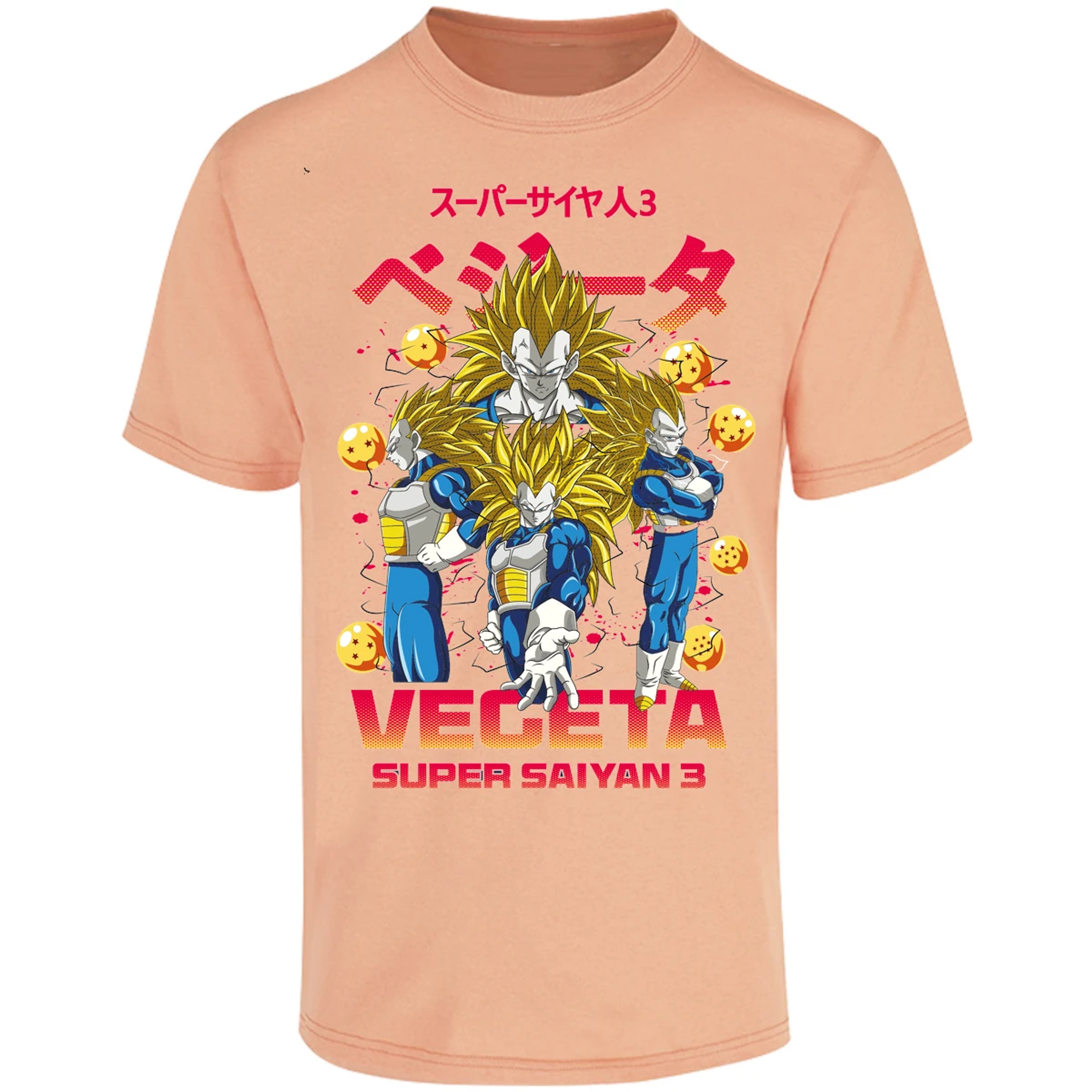 Playera Dragon Ball Vegeta Super Saiyan 3 para Adulto 17